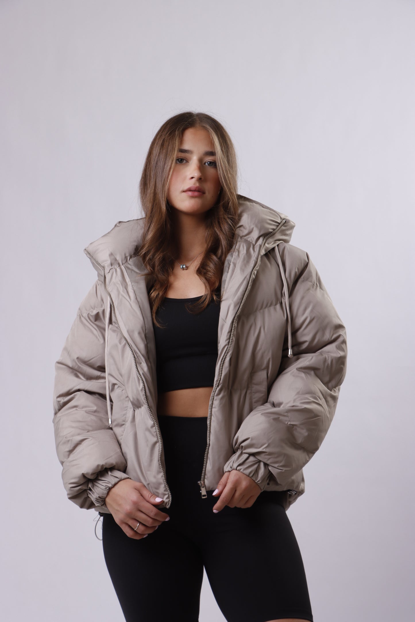Puffer Jacket with Hood