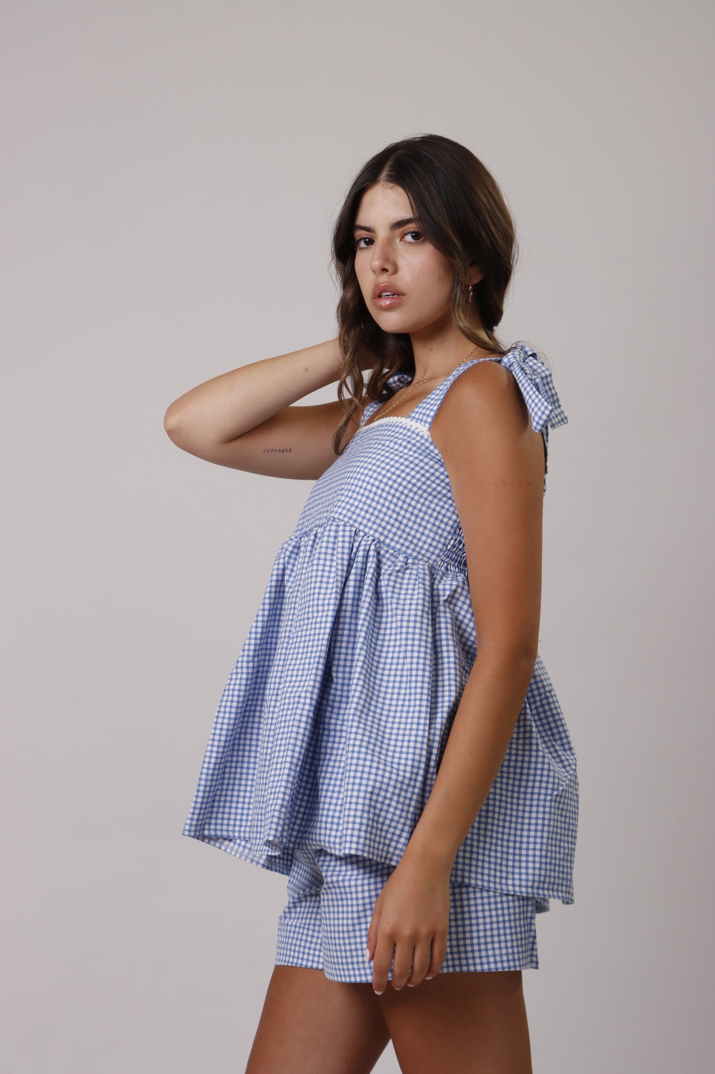 Gingham Set - Short