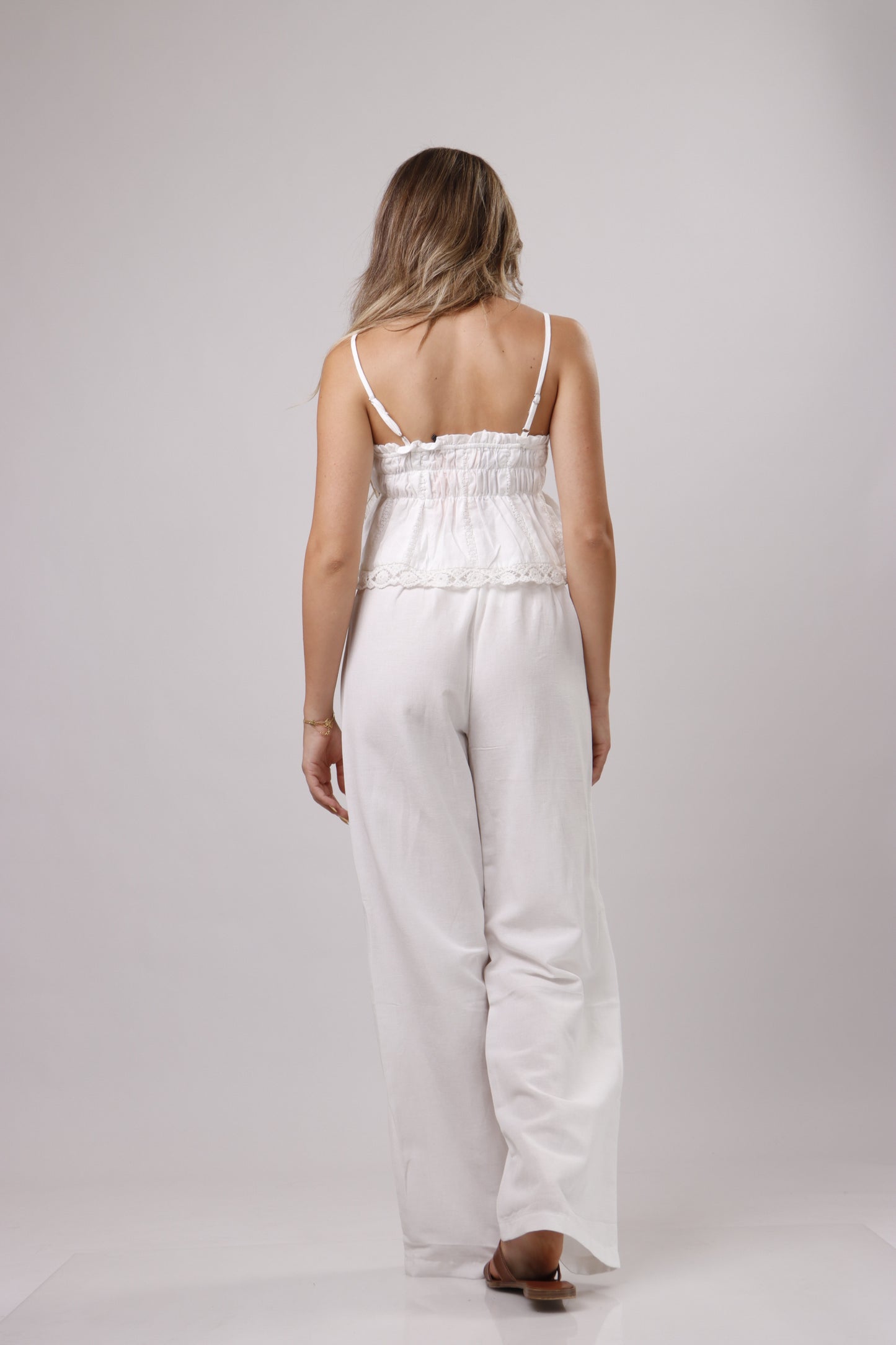 Linen pant with front pocket