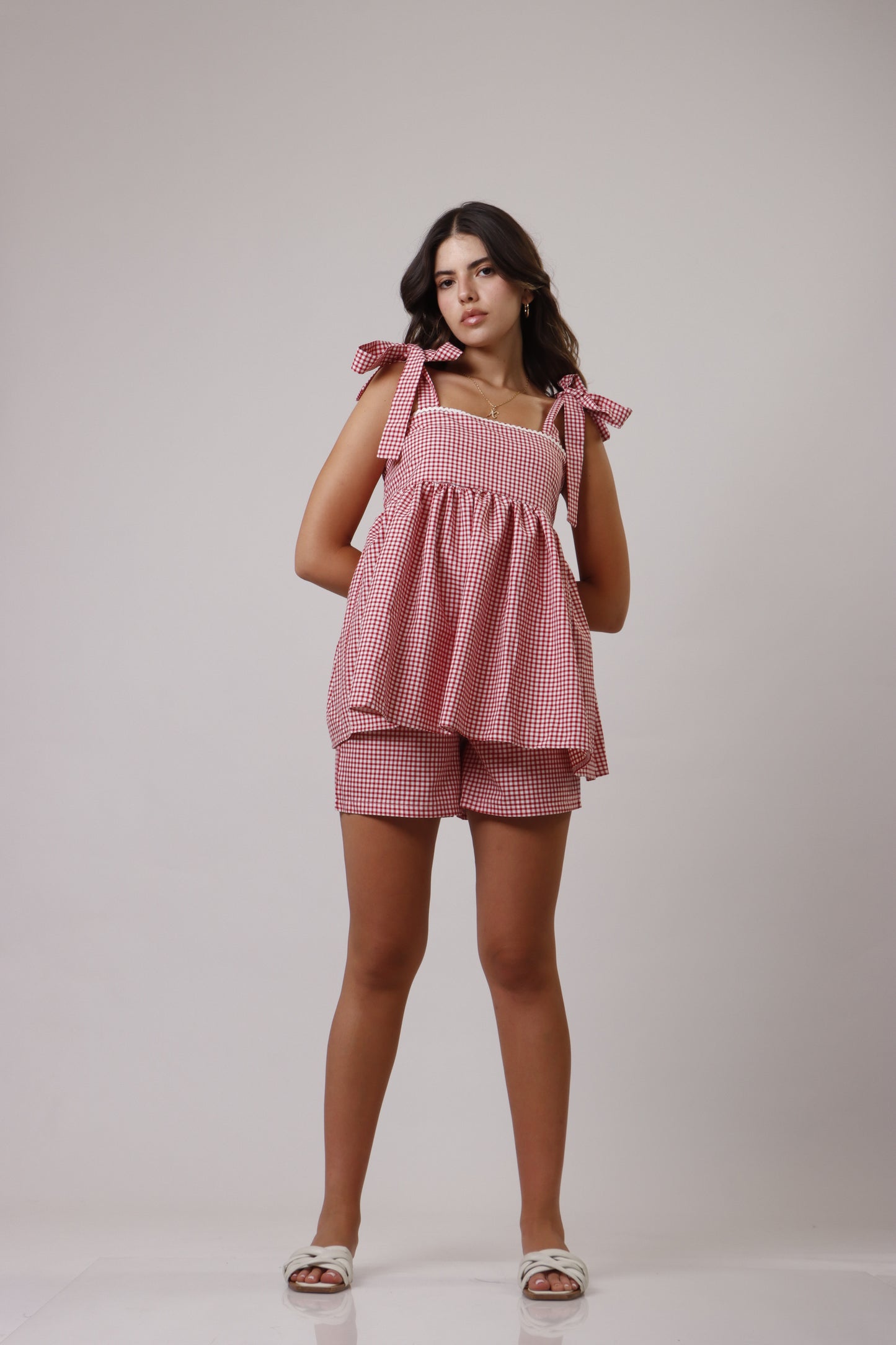 Gingham Set - Short
