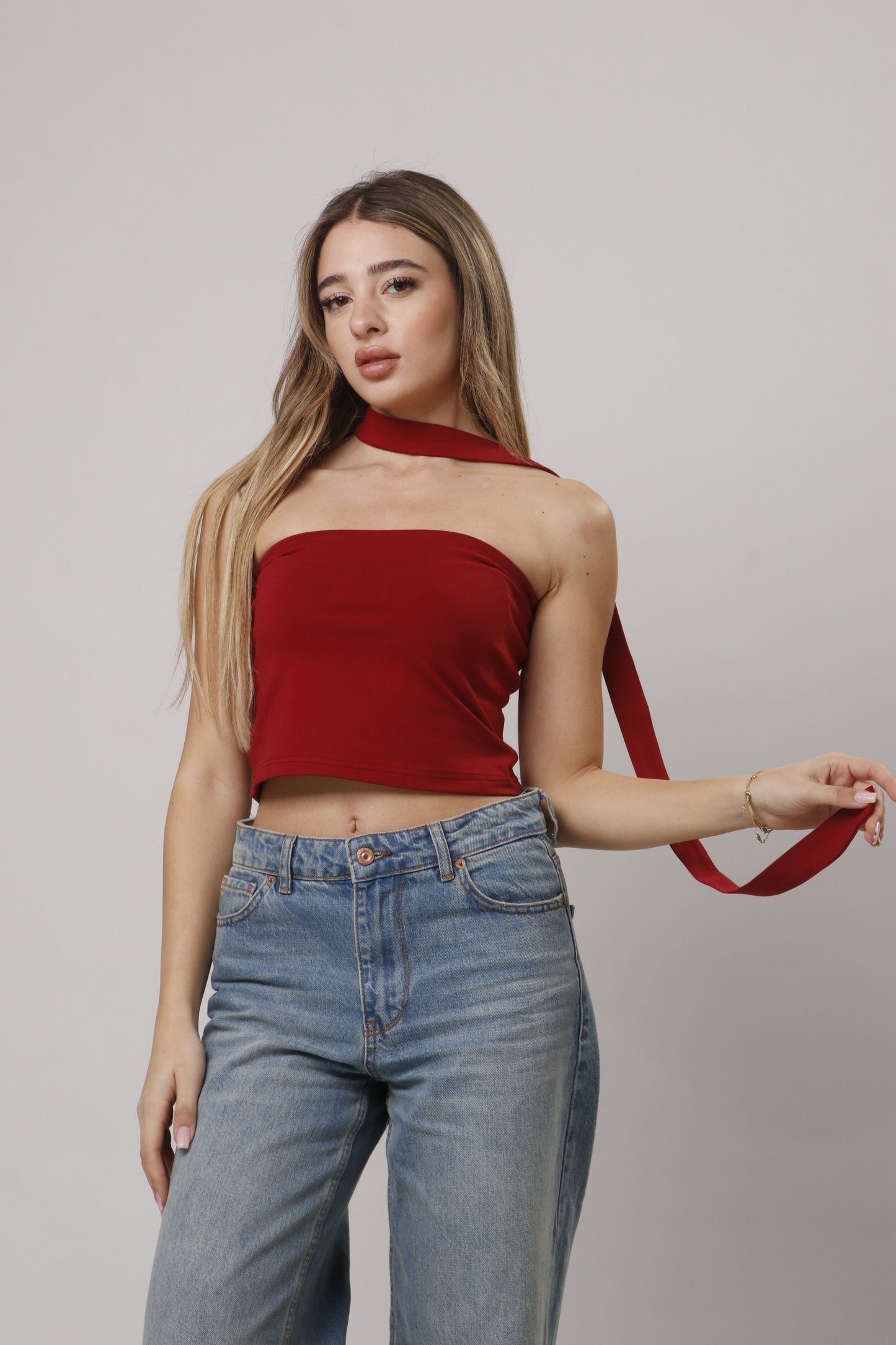 Scarf top