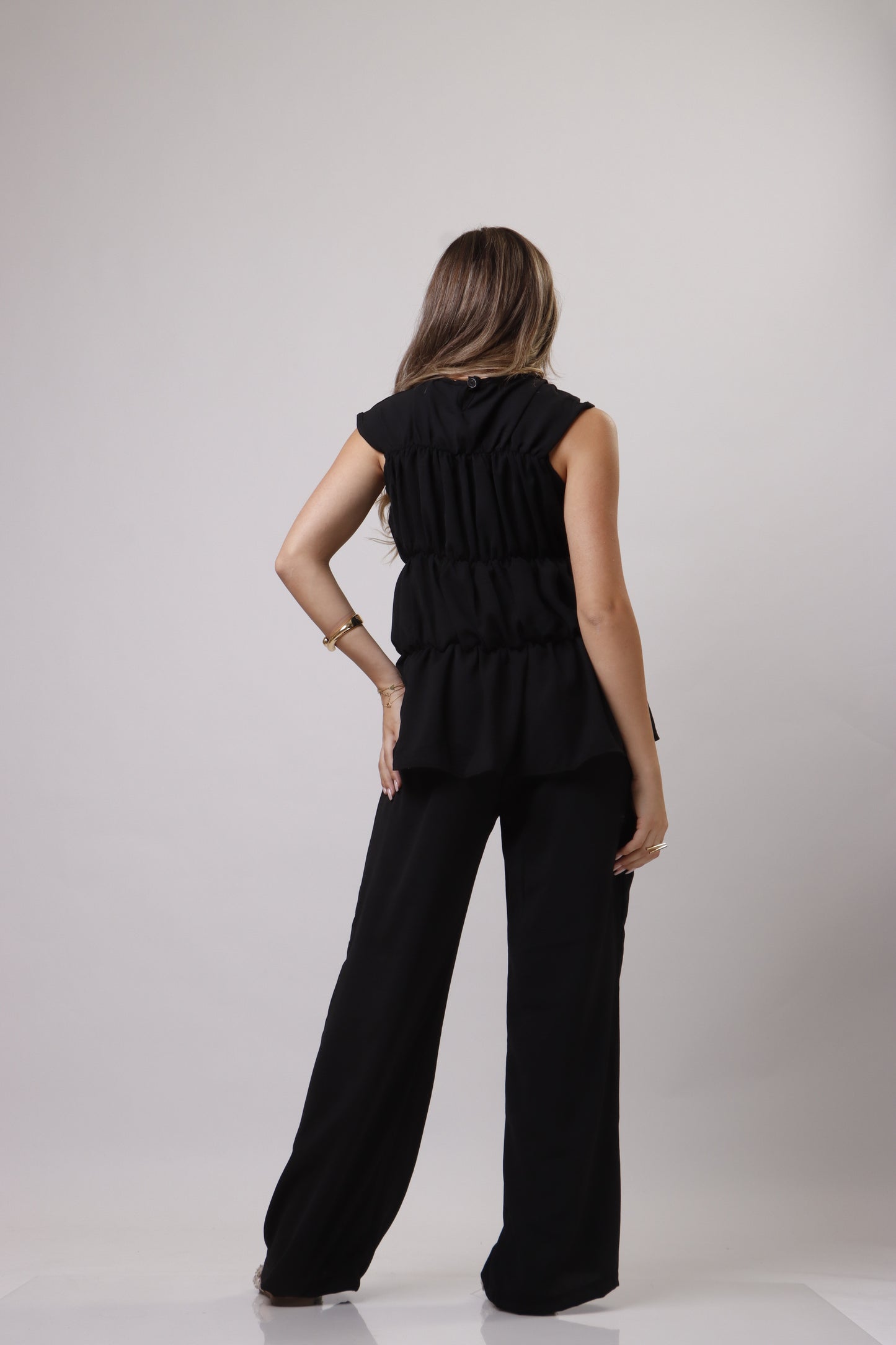 Layered blouse set