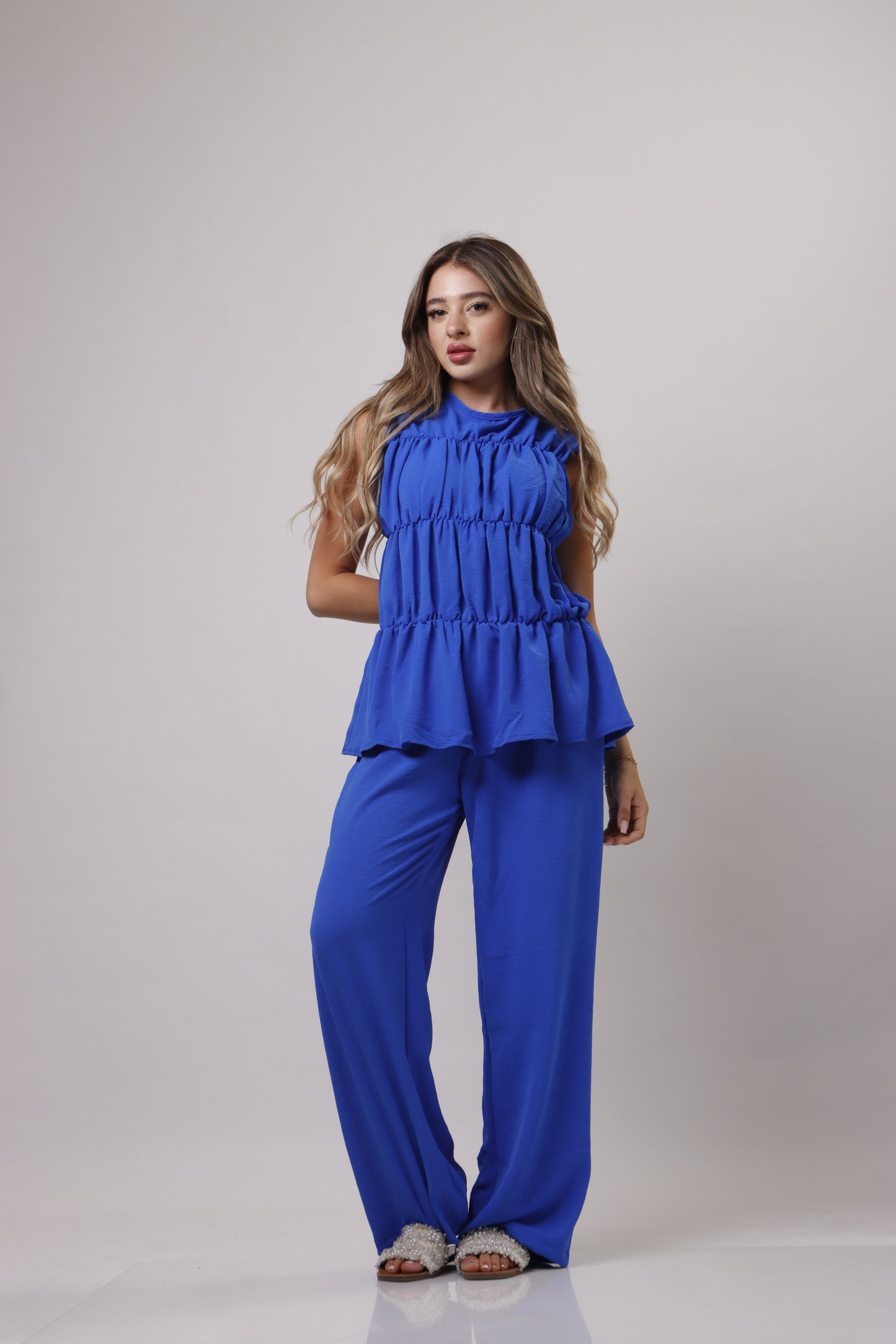 Layered blouse set