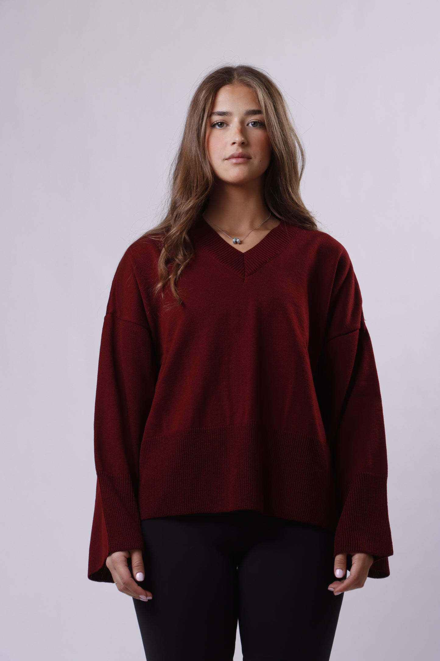 Oversized V-Neck Sweater