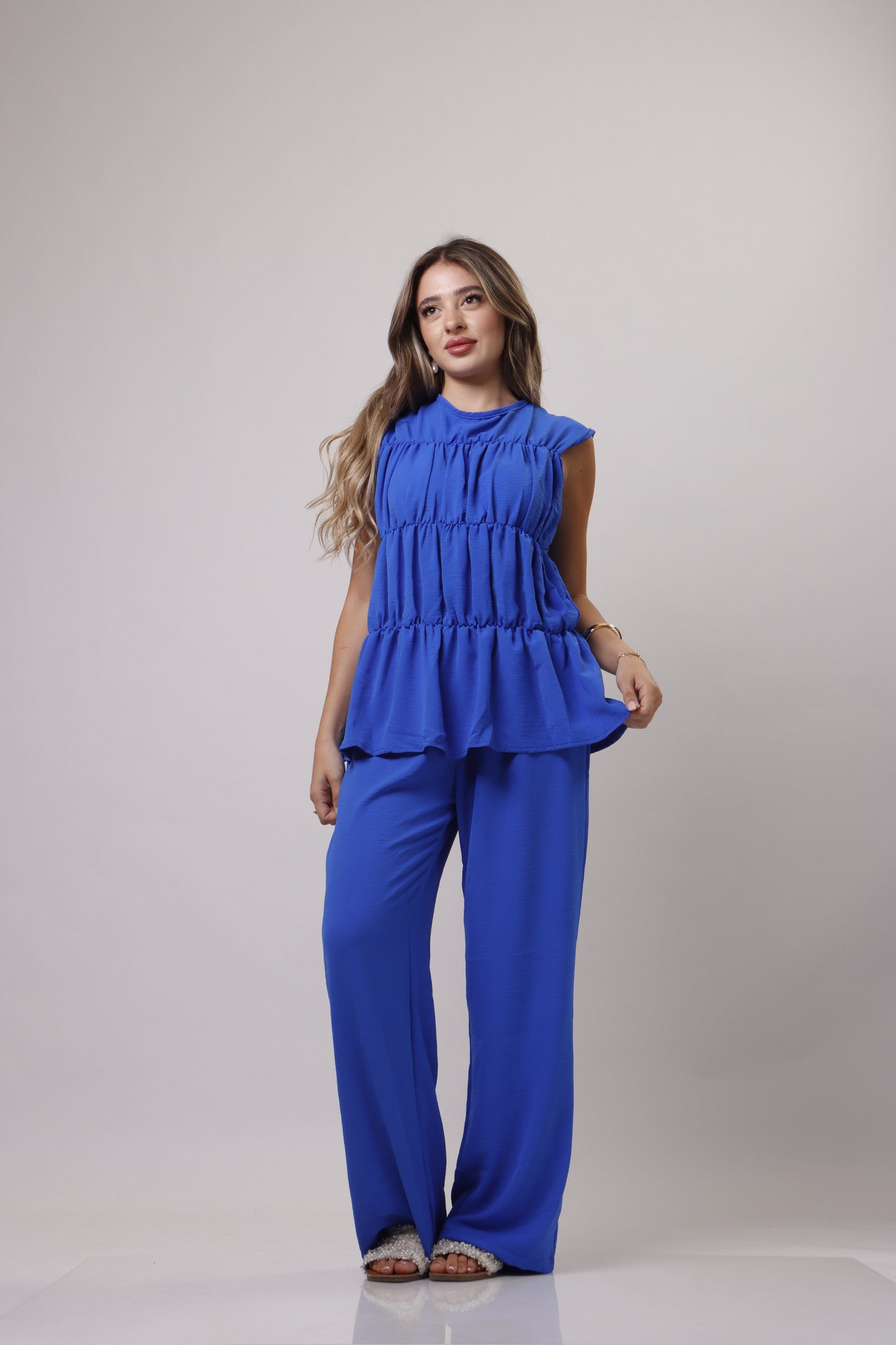 Layered blouse set