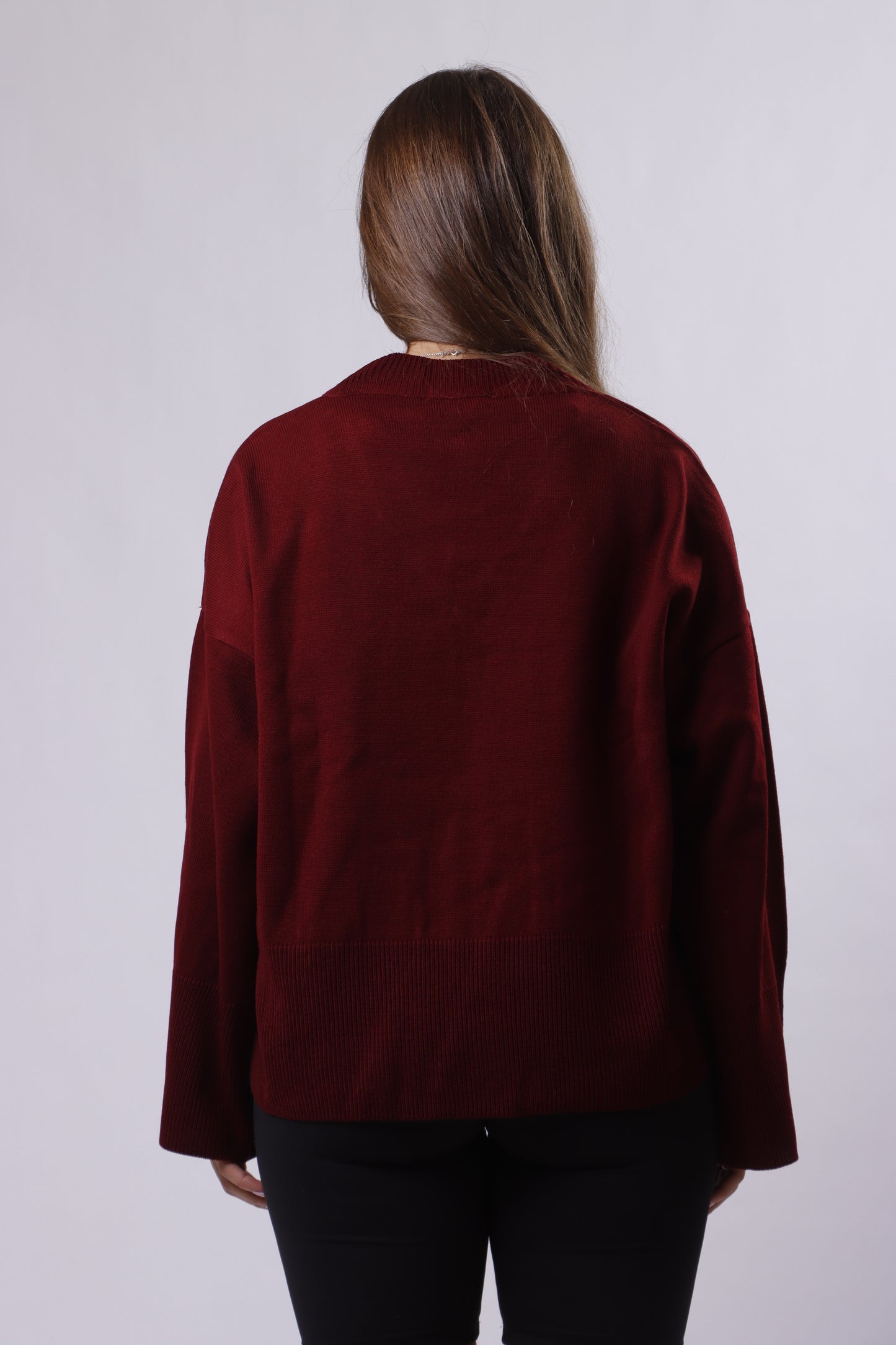 Oversized V-Neck Sweater