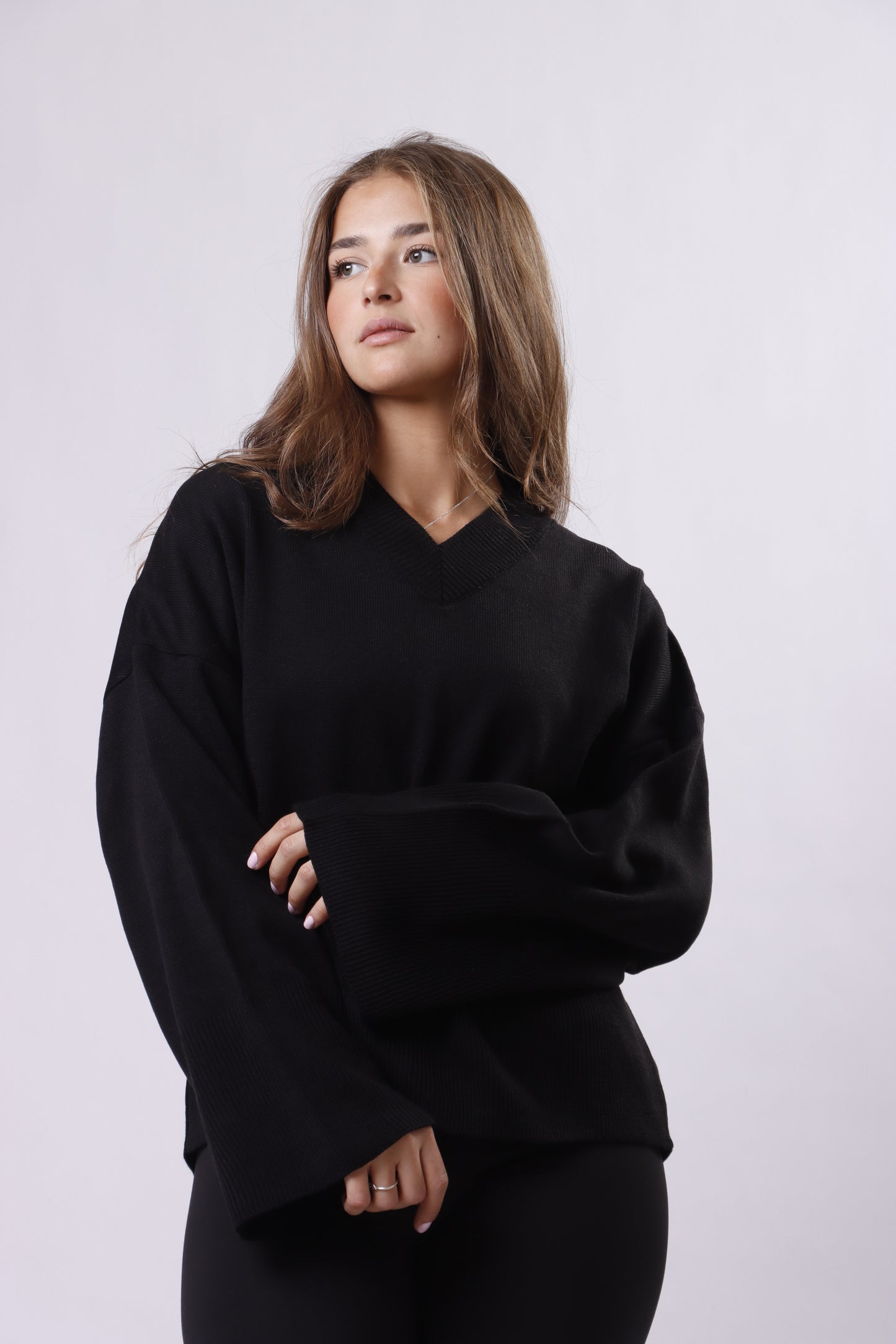 Oversized V-Neck Sweater