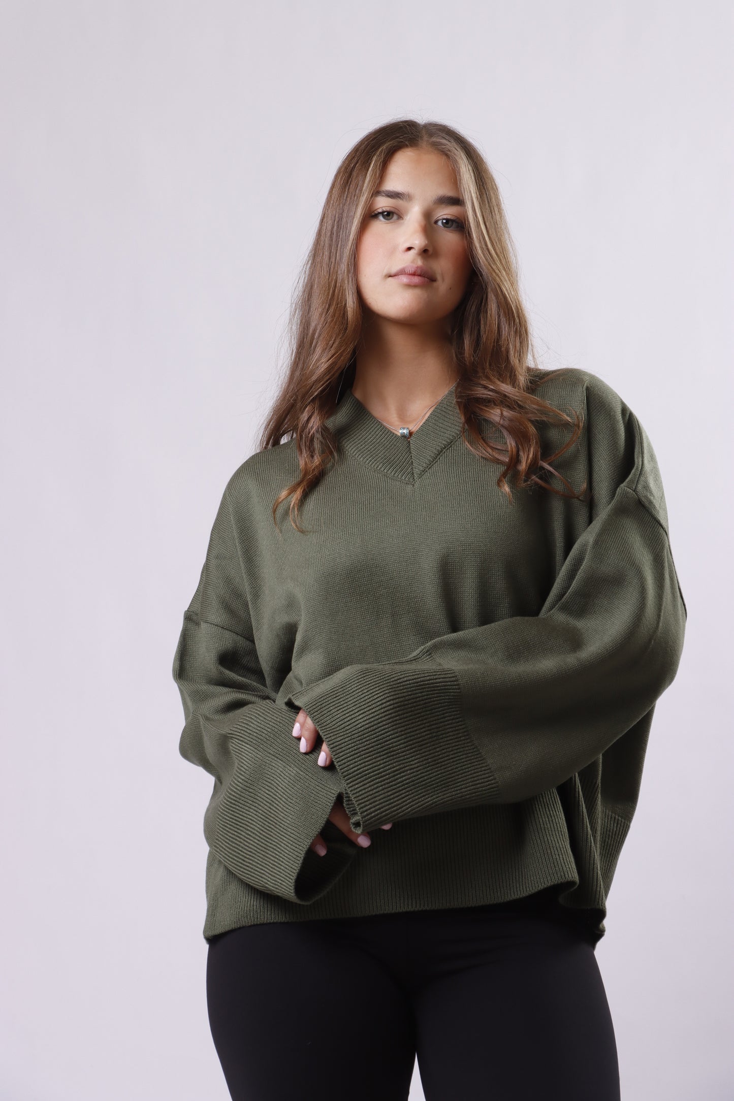 Oversized V-Neck Sweater