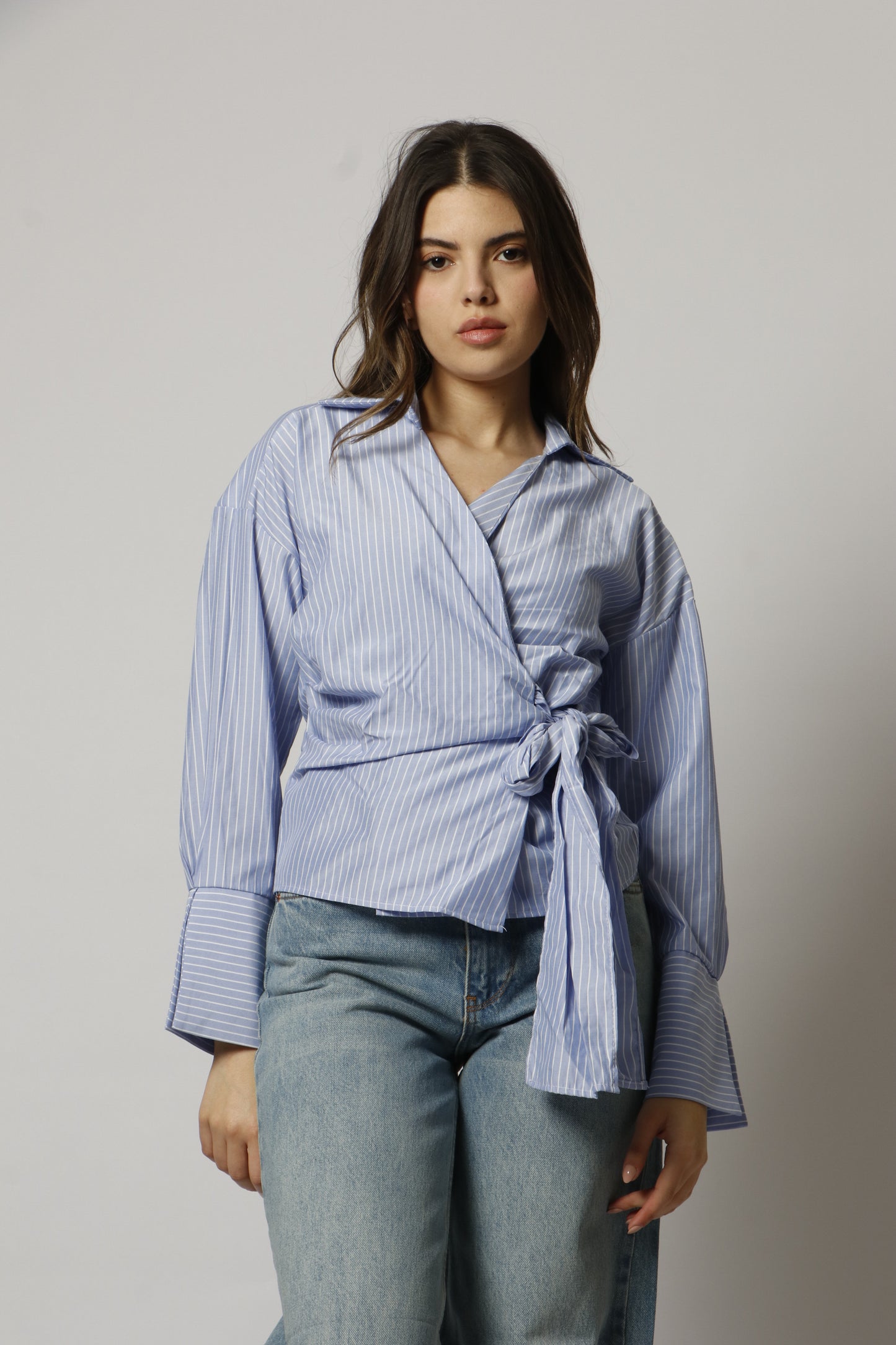 Tie chemise - striped