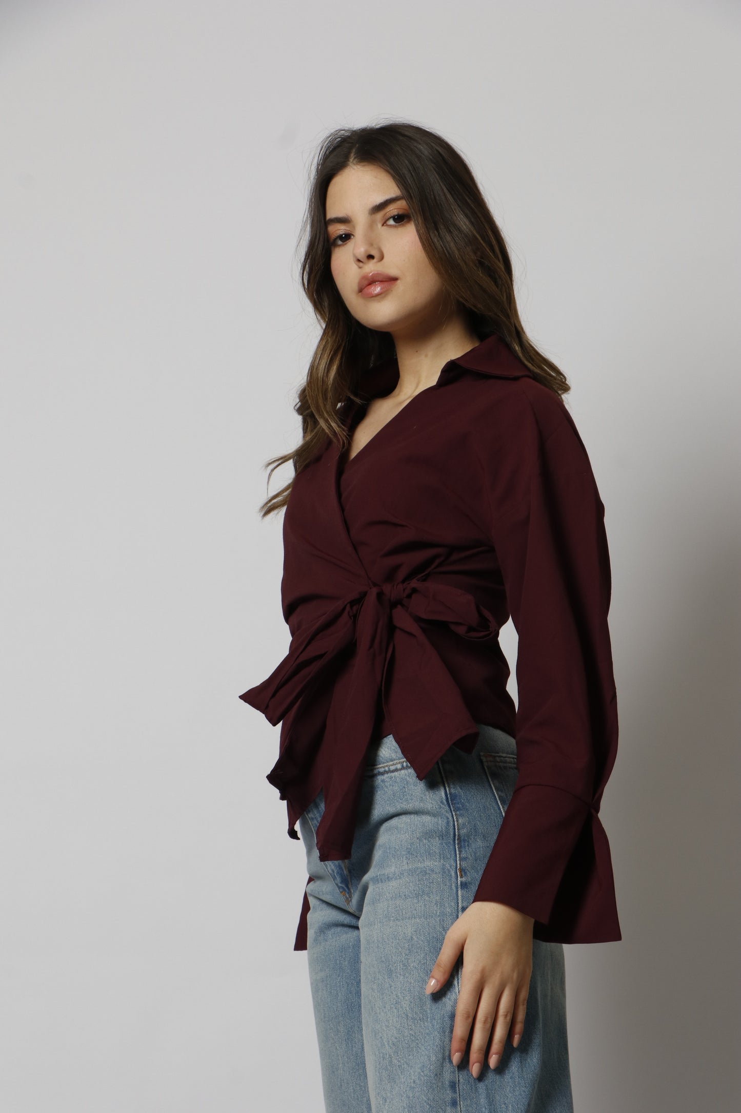 Tie knot chemise