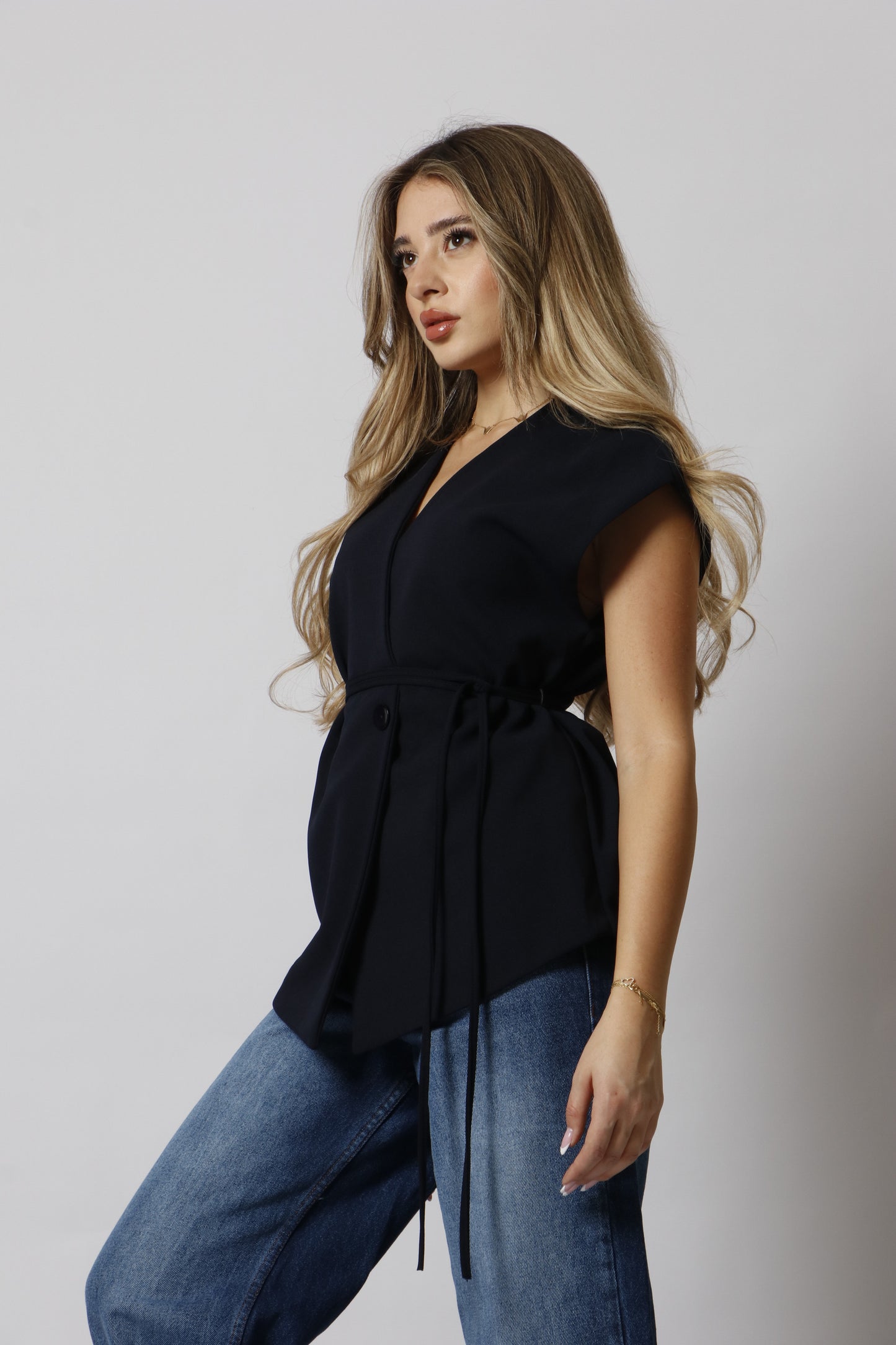 Belted Vest