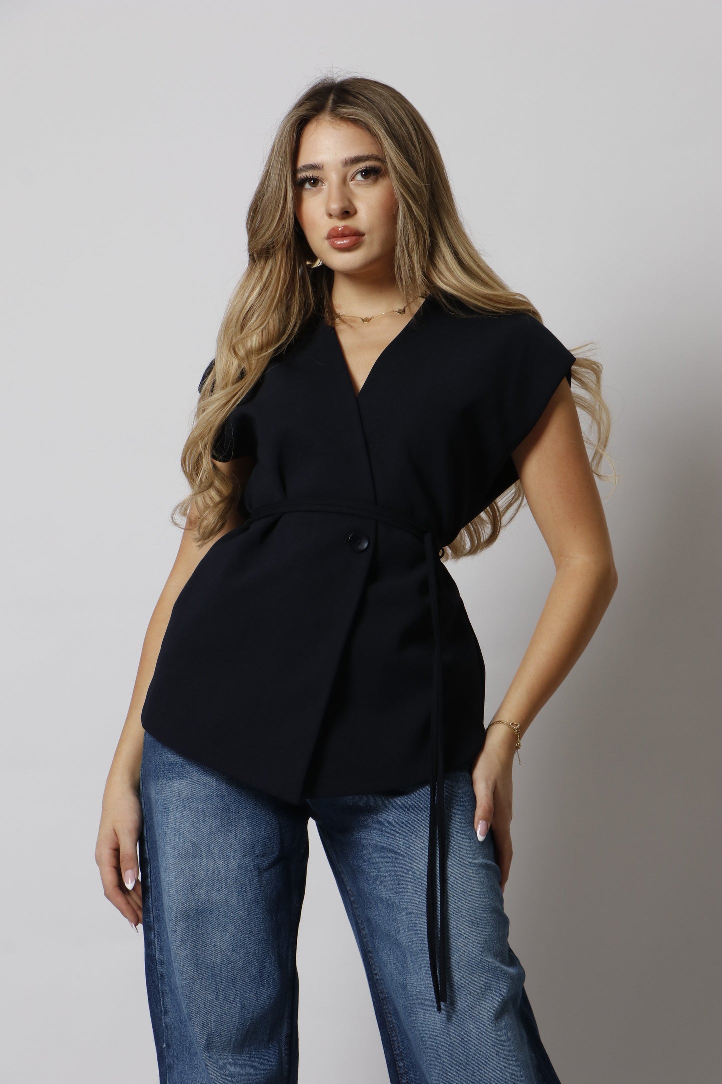 Belted Vest
