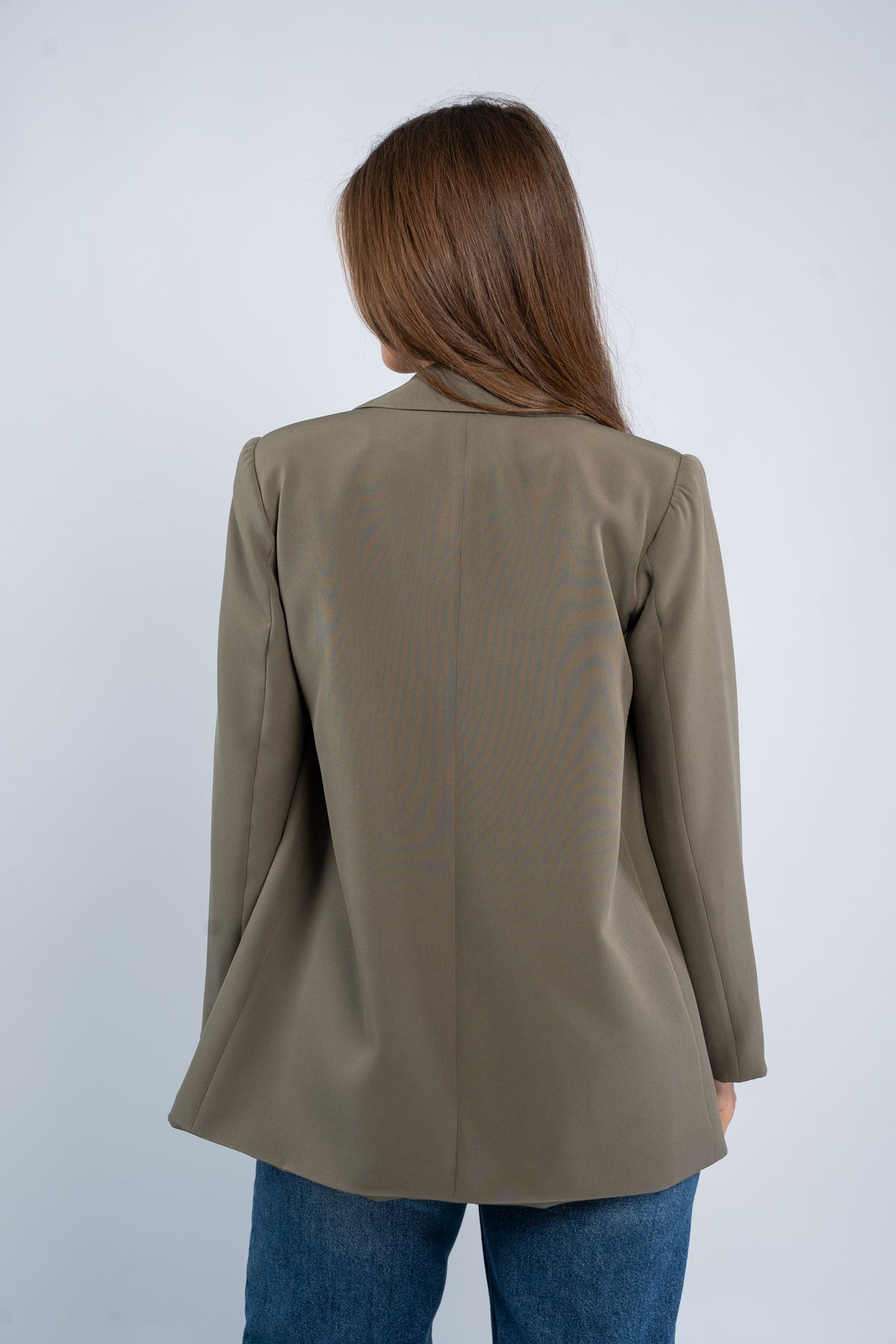 Oversized blazer with buttons