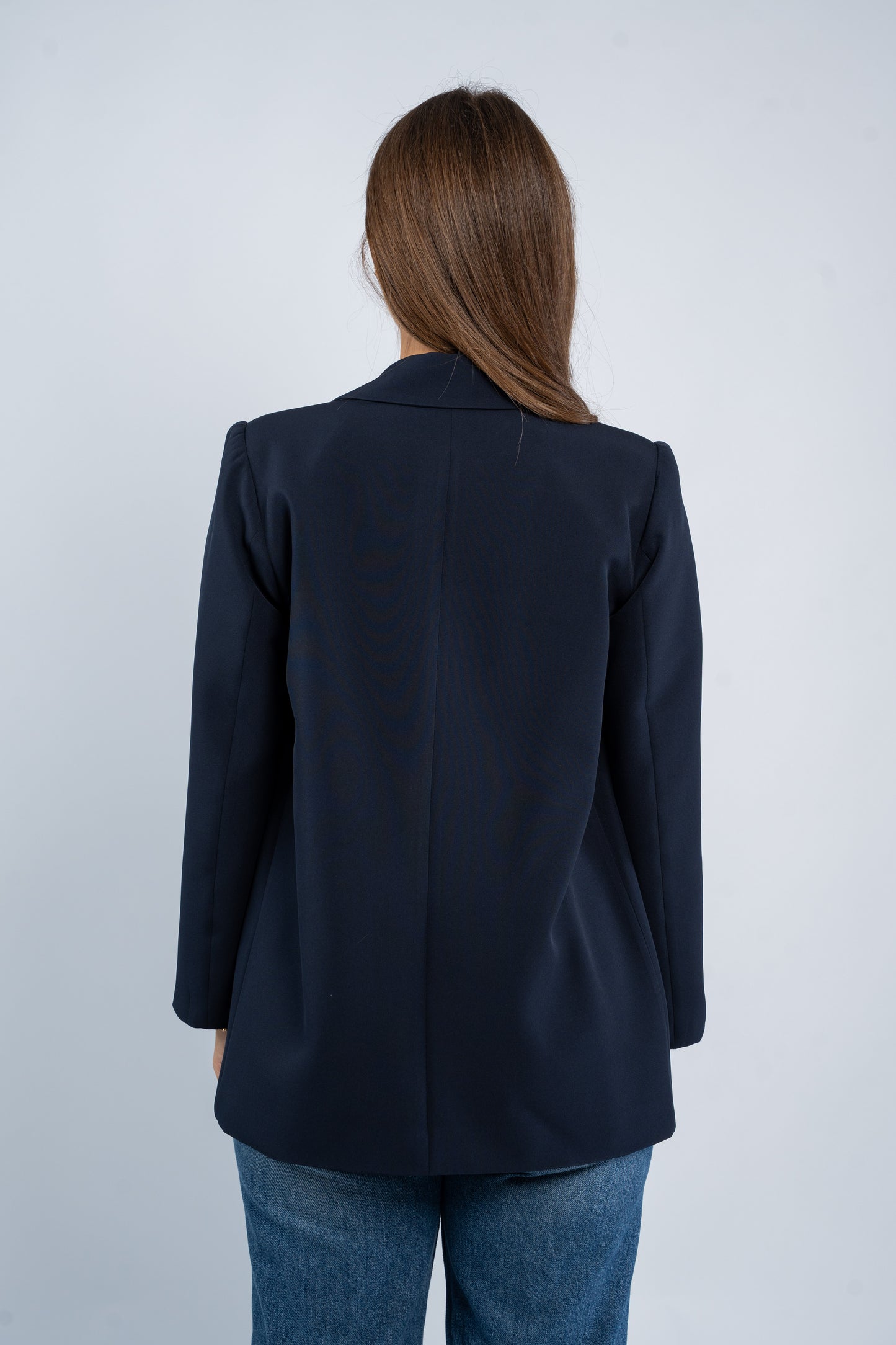 Oversized blazer with buttons