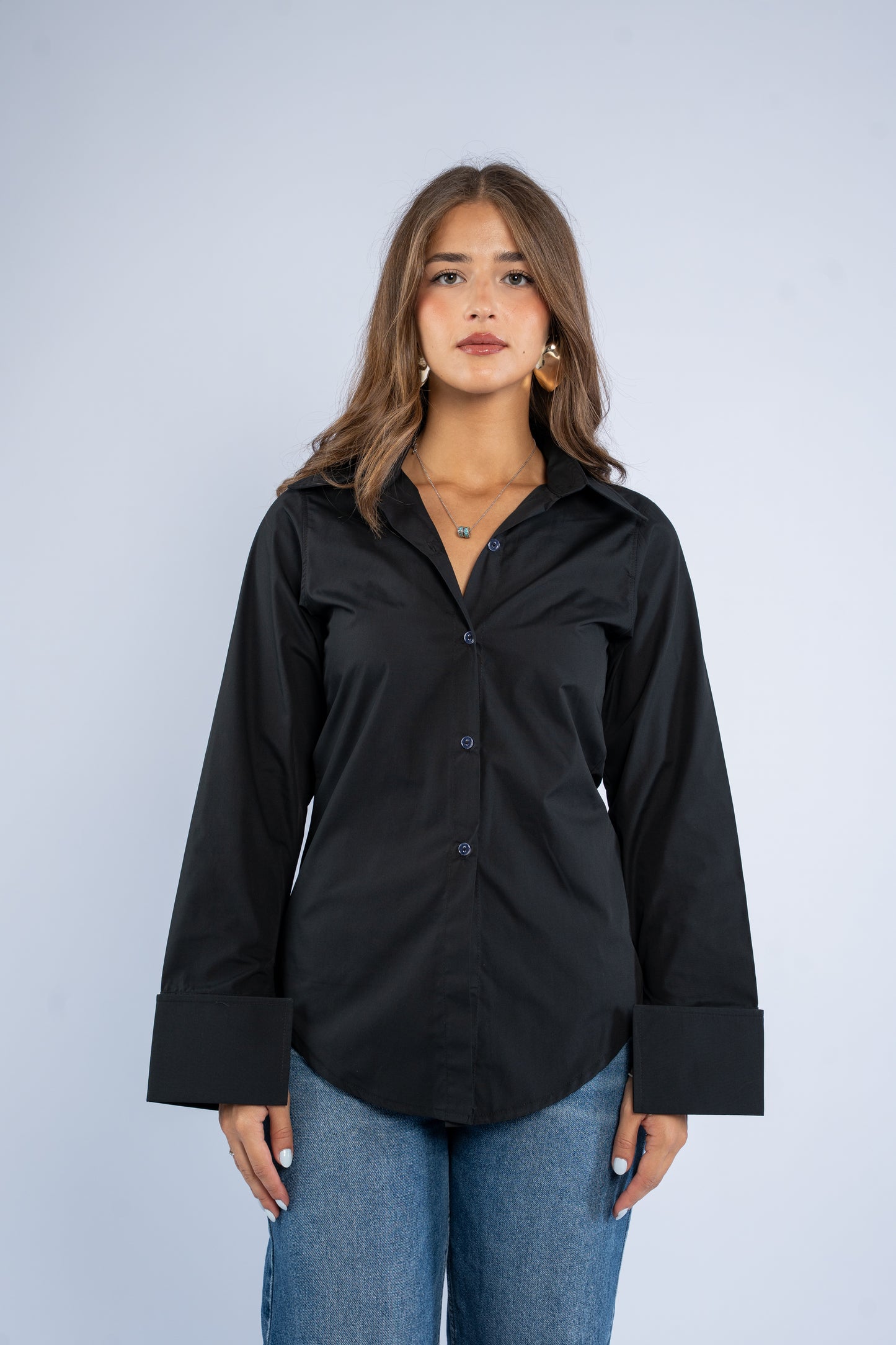 Waist fitted shirt