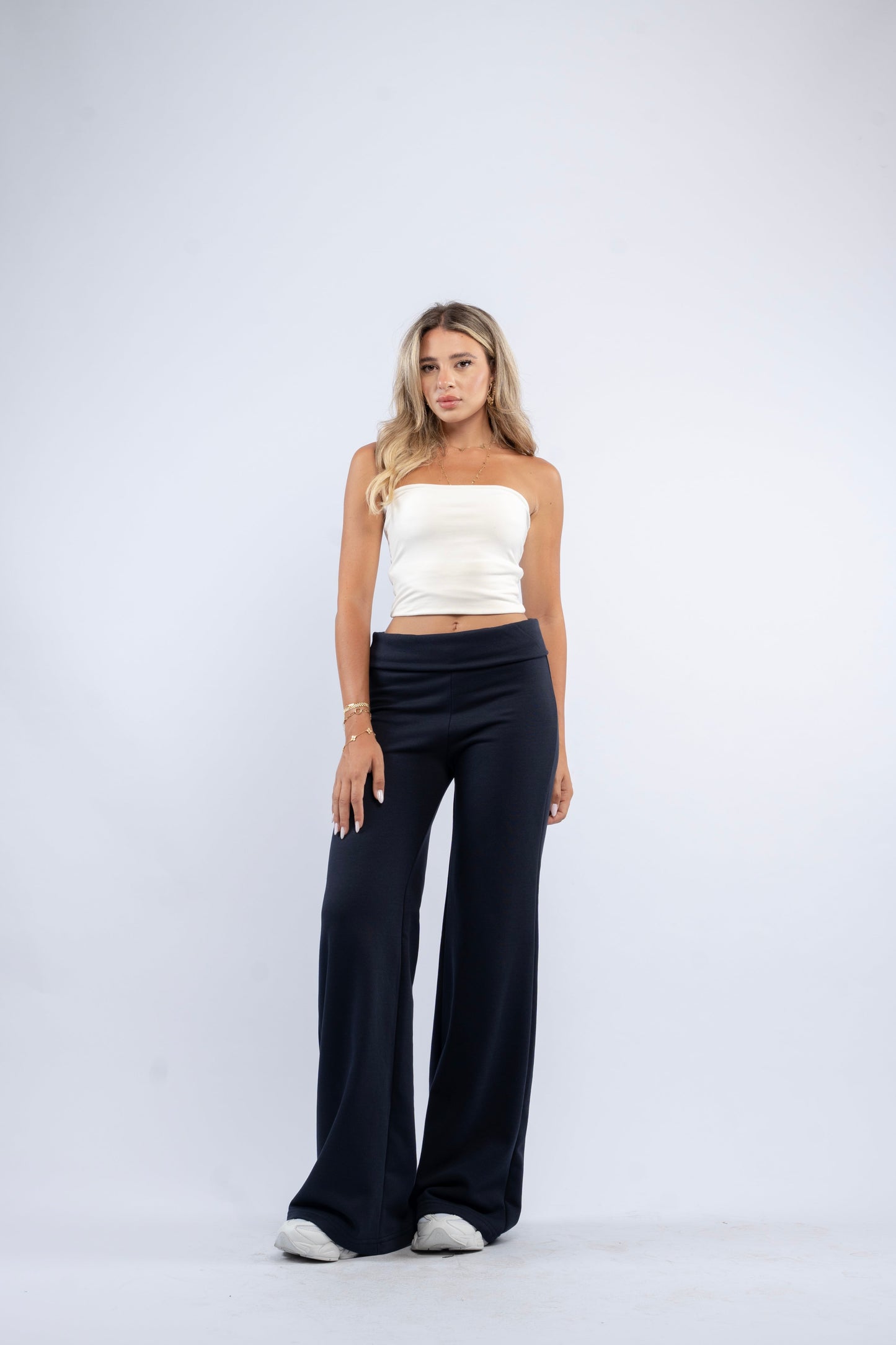 Fold-over lounge pants
