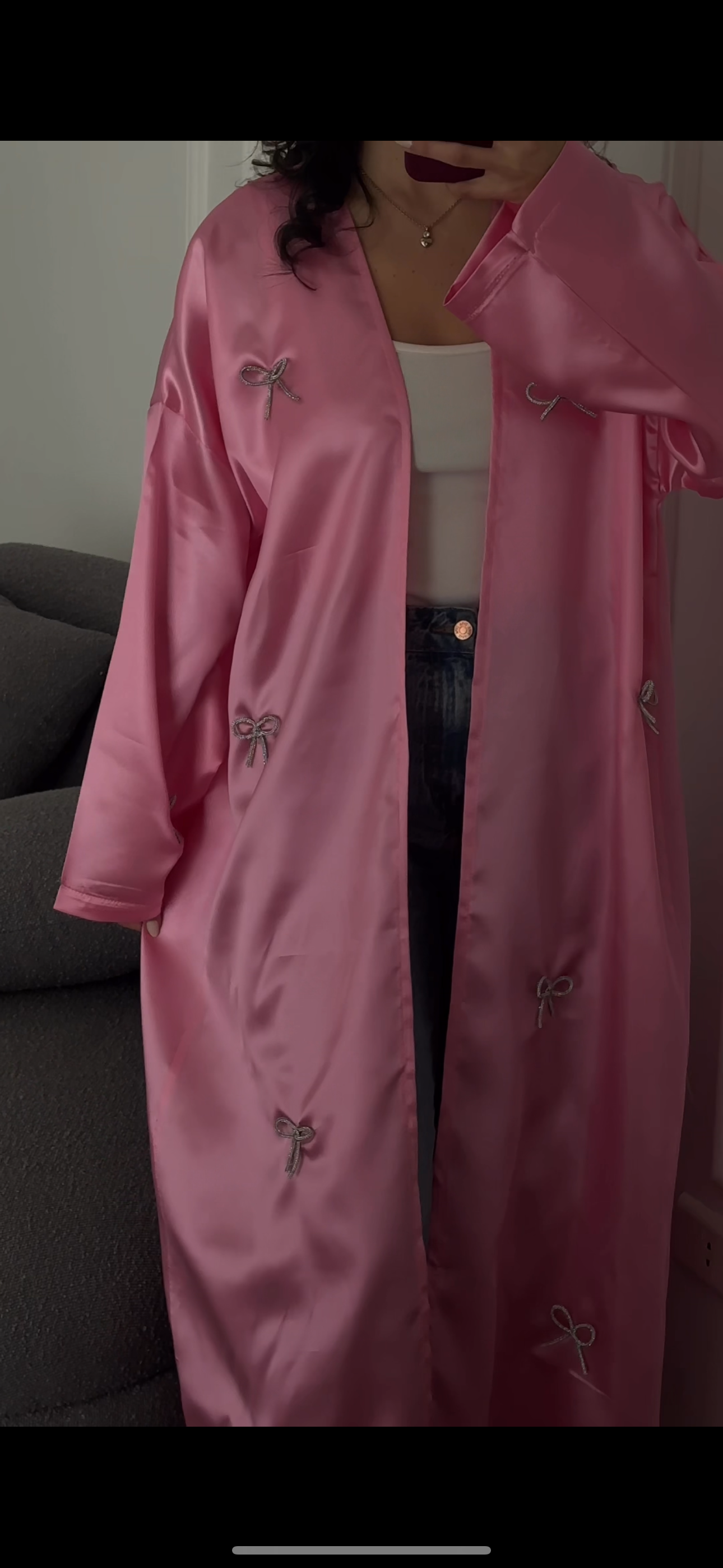 Coquette Silk Abaya