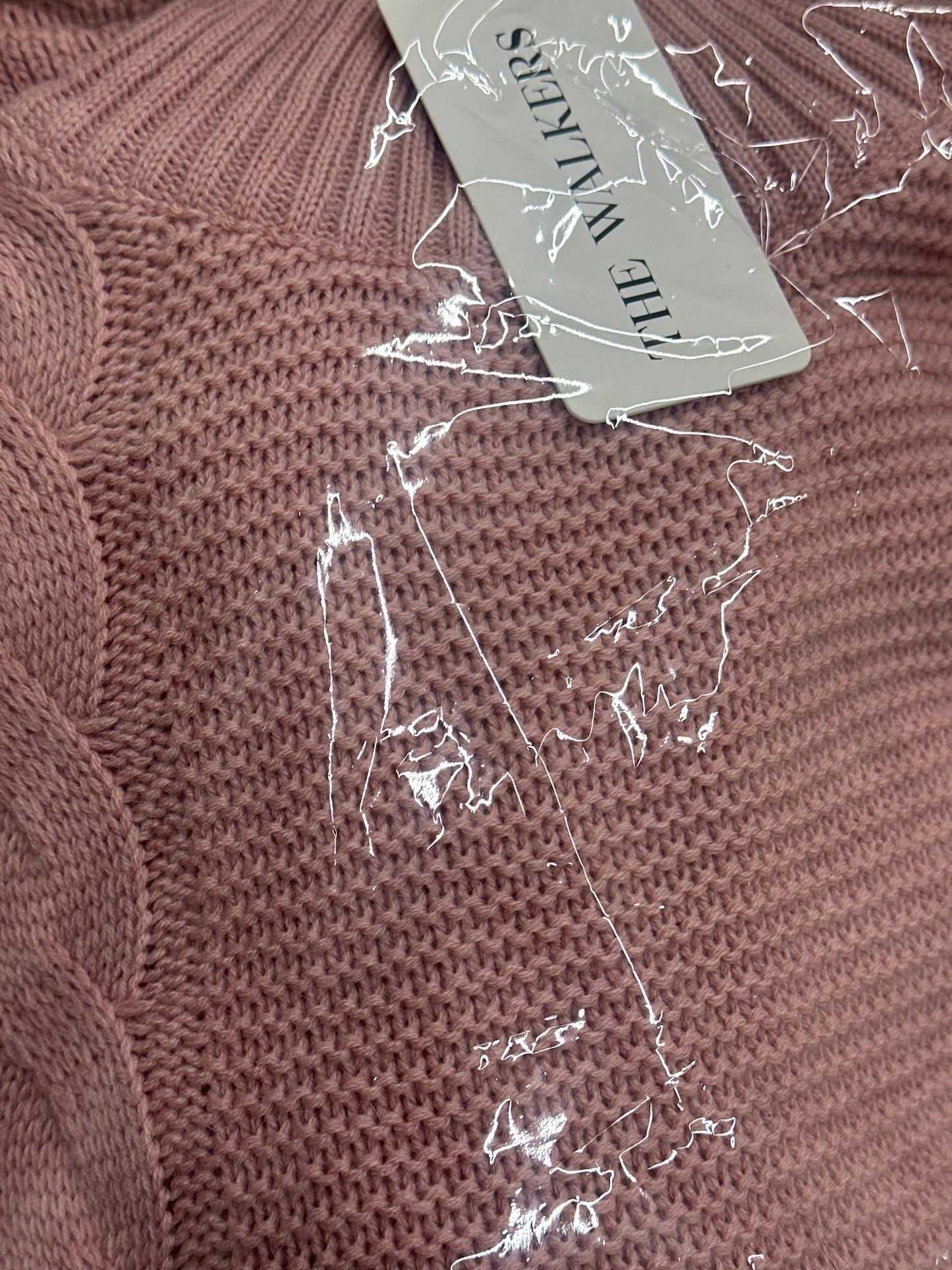 Braided wool sweater