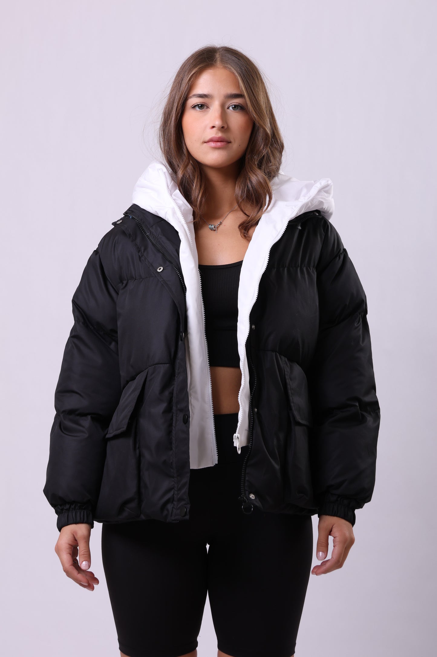 Sporty Puffer Jacket