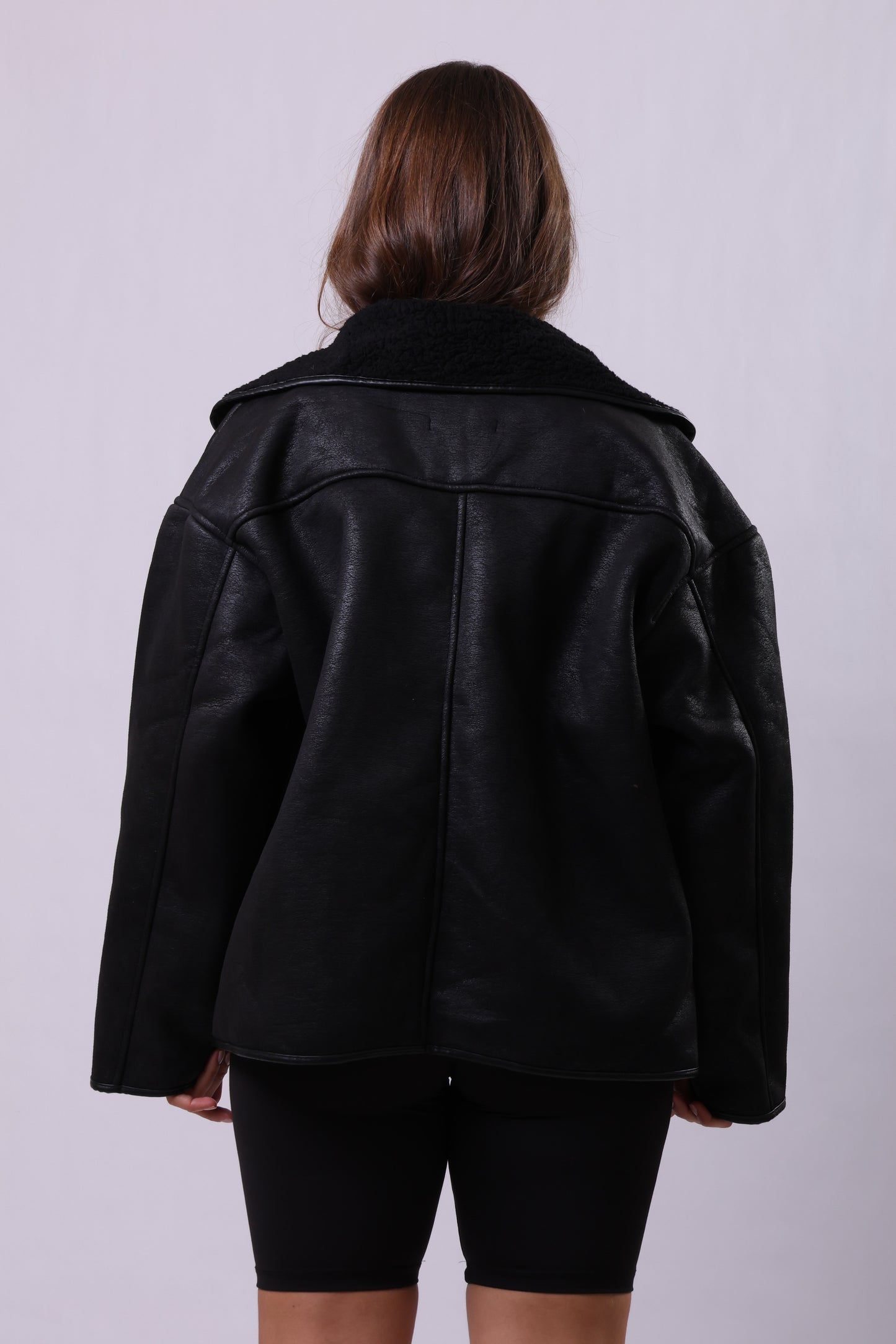 Oversized Fur Pocket Jacket