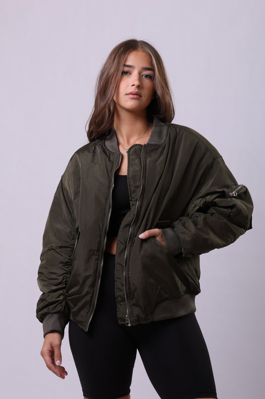 Contrast Cuff Jacket