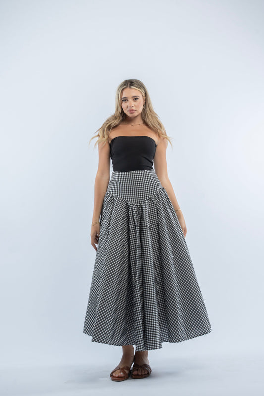 Gingham skirt