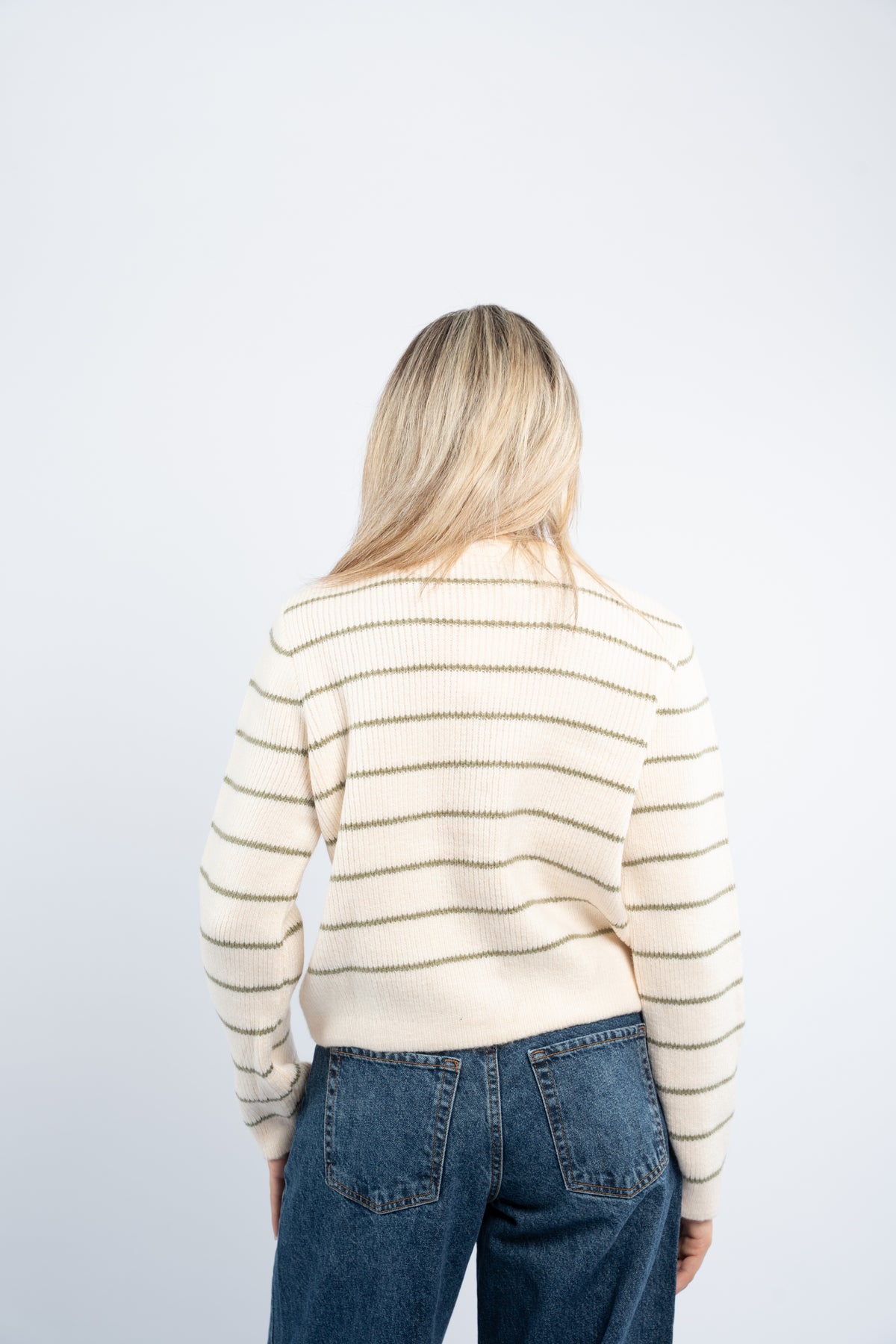 Cloud striped cardigan