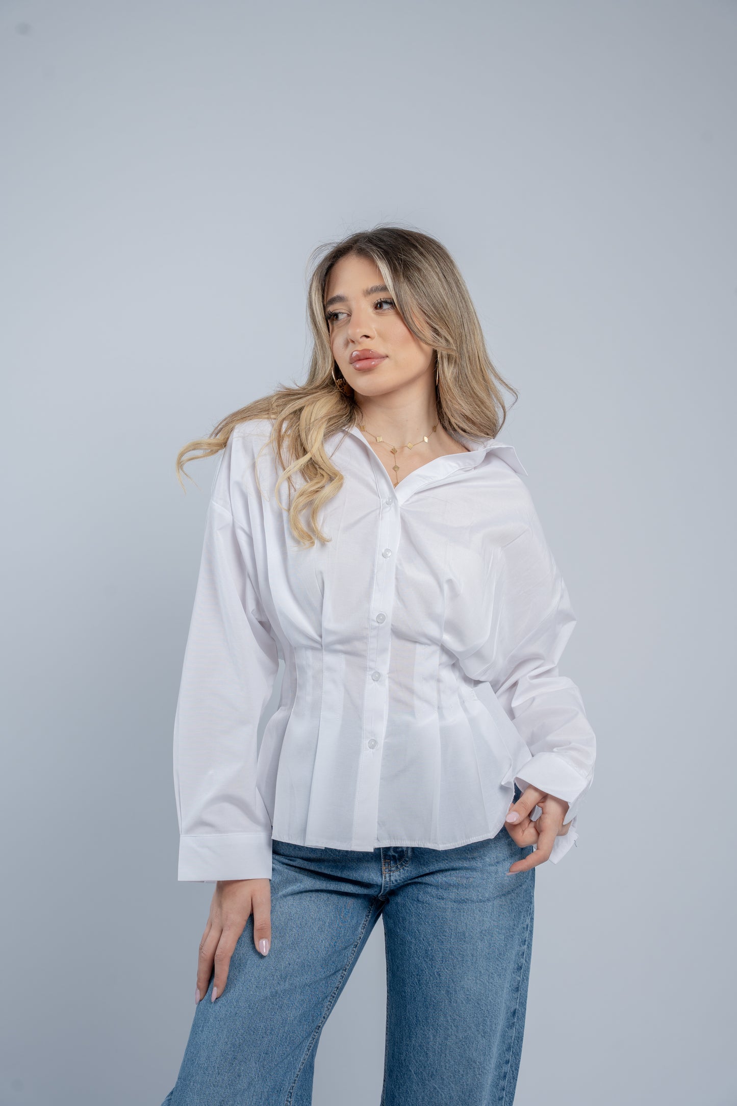Waist- fitted shirt
