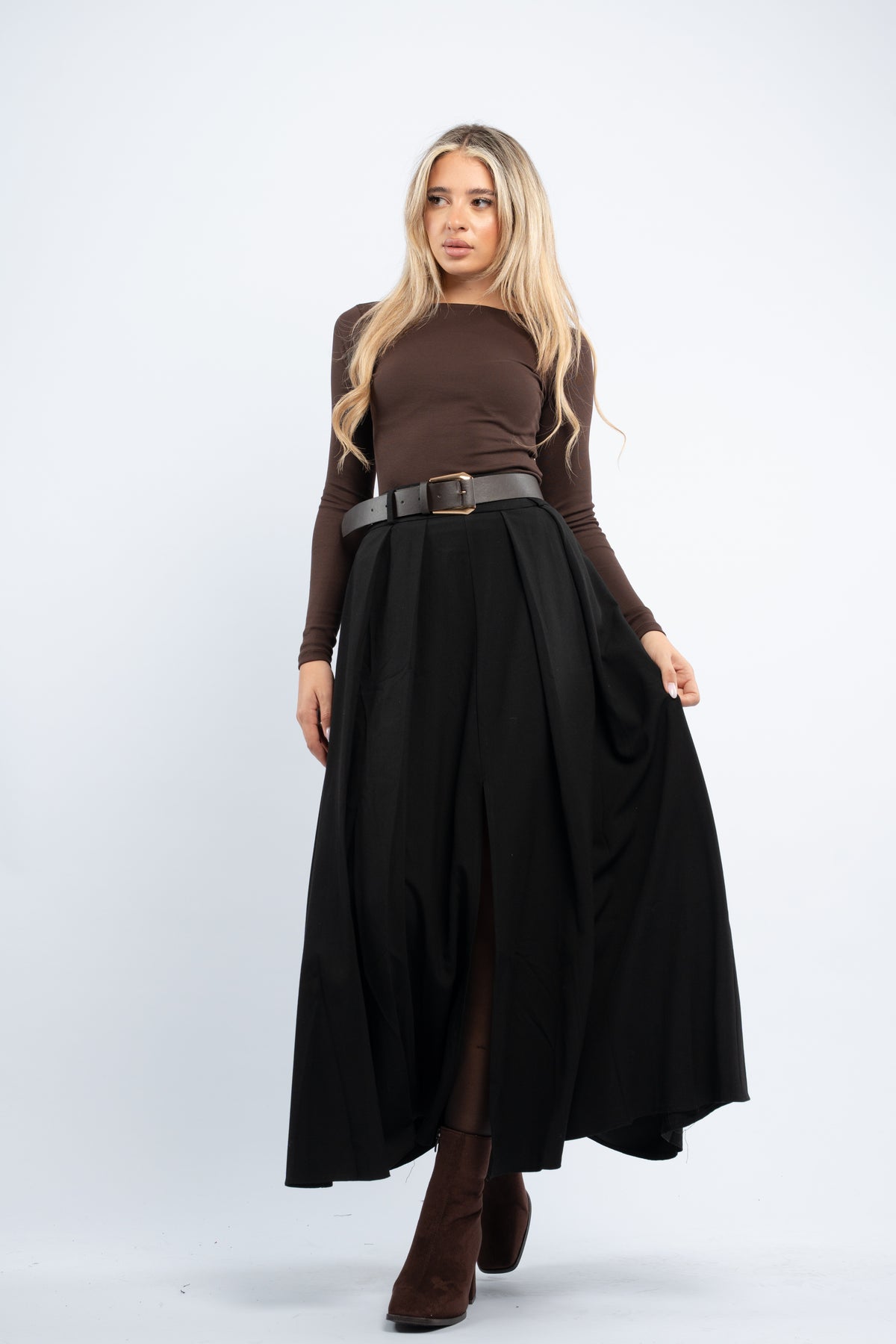 Maxi black skirt