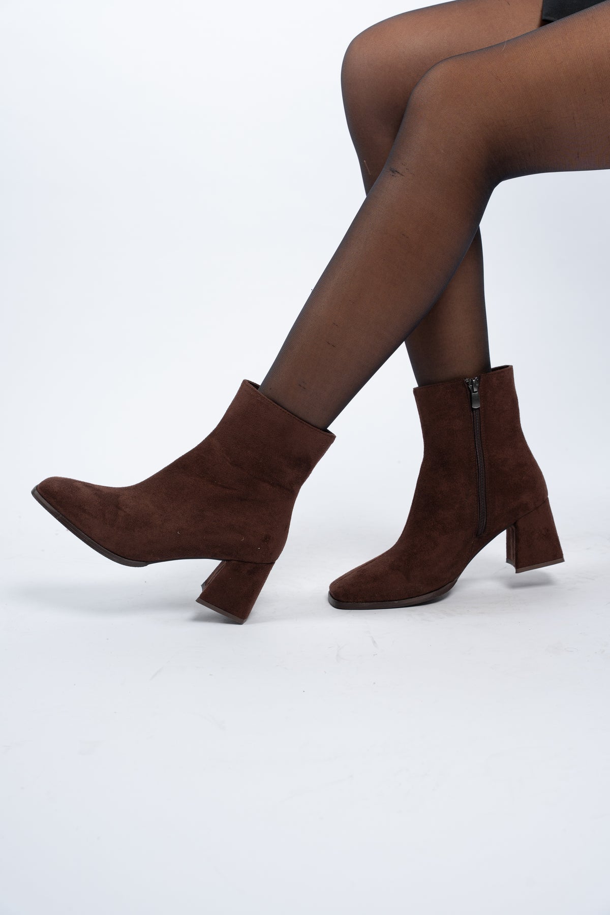Suede ankle boots