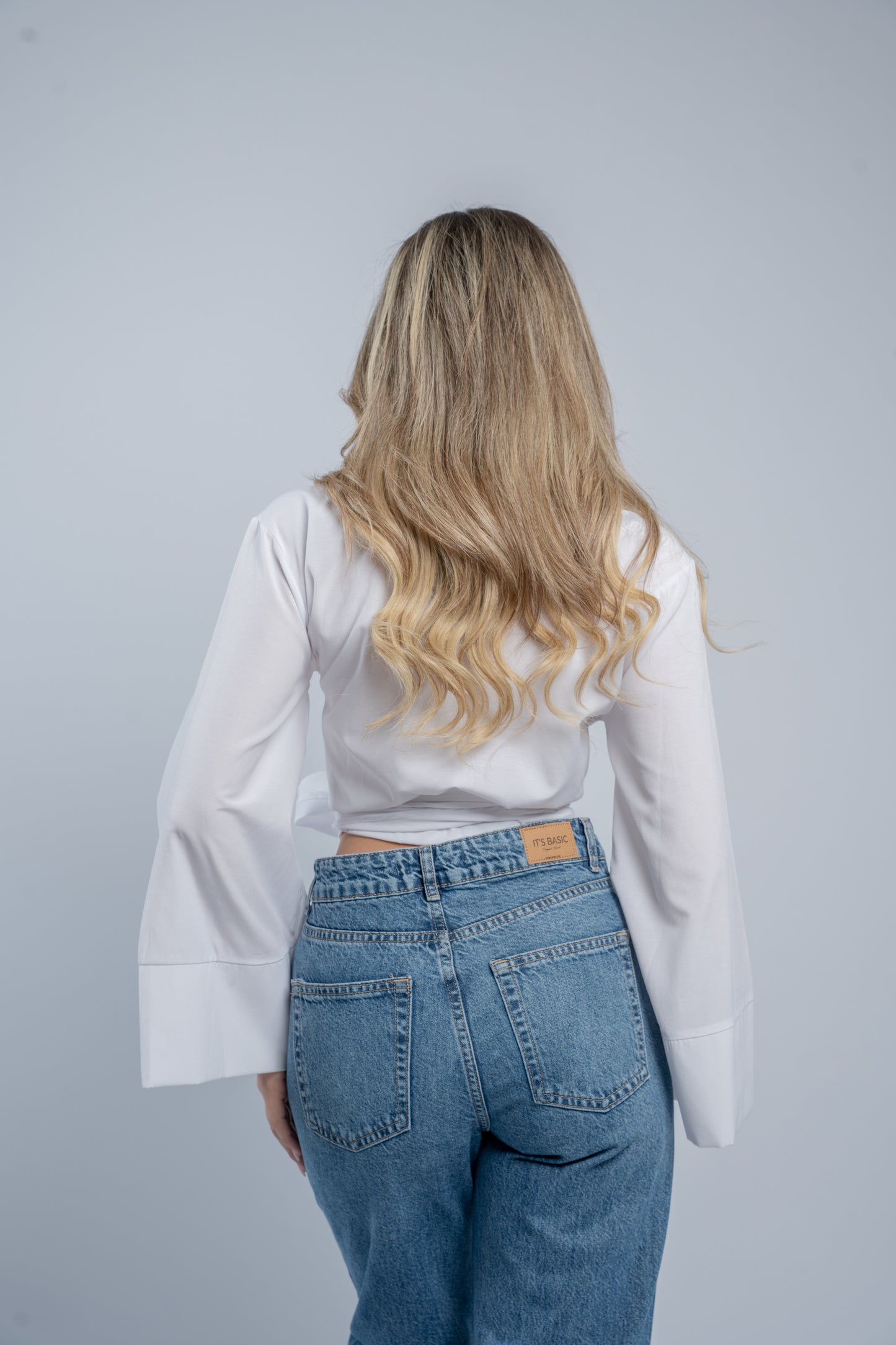 Tie- waist shirt