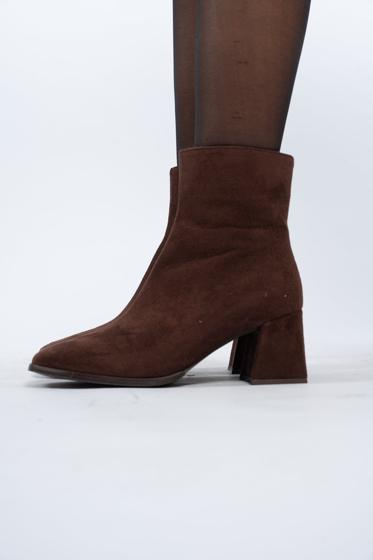 Suede ankle boots
