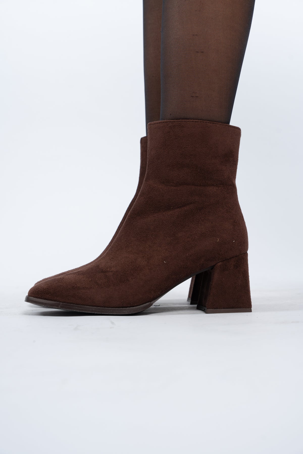 Suede ankle boots