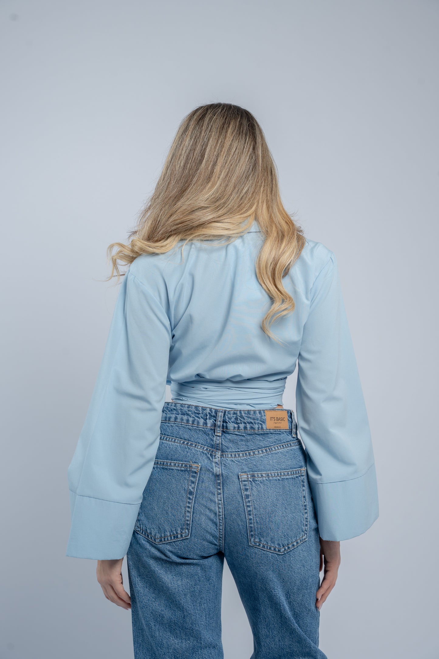 Tie- waist shirt