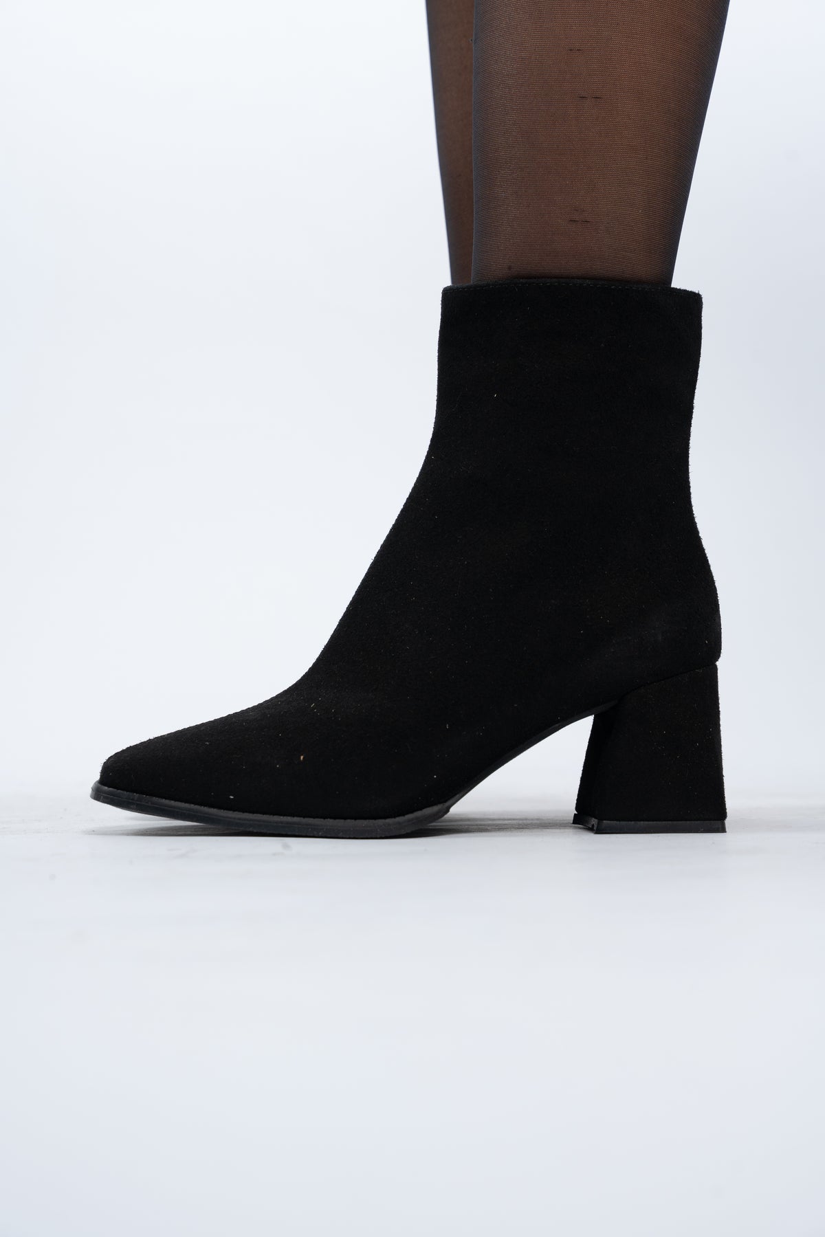 Suede ankle boots