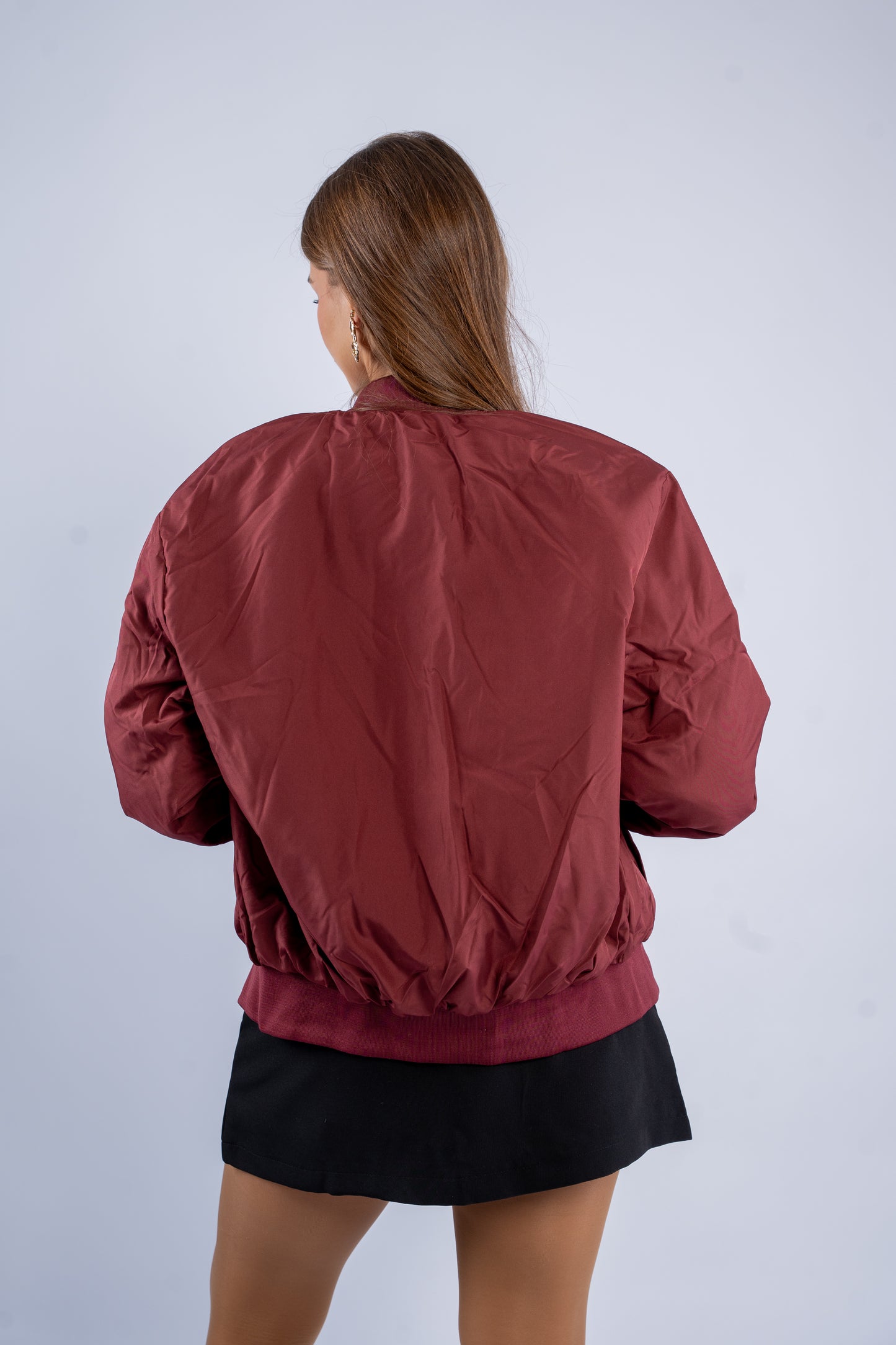 Burgundy Cuff Jacket