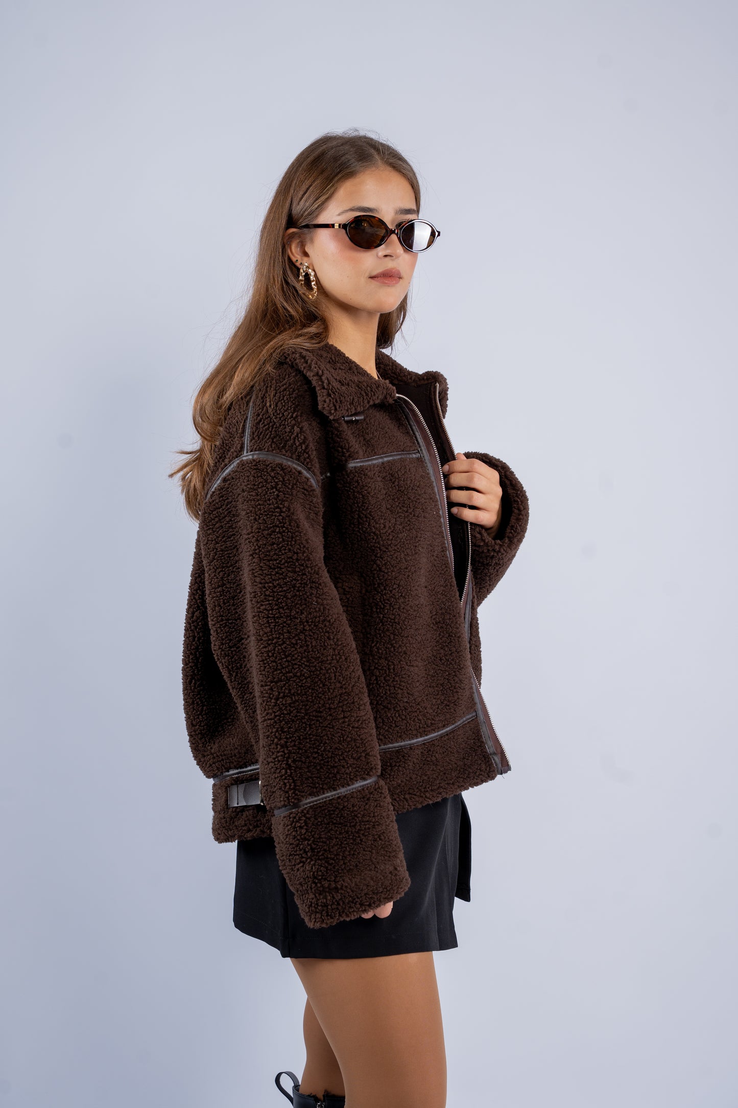 Shearling Buckle Jacket