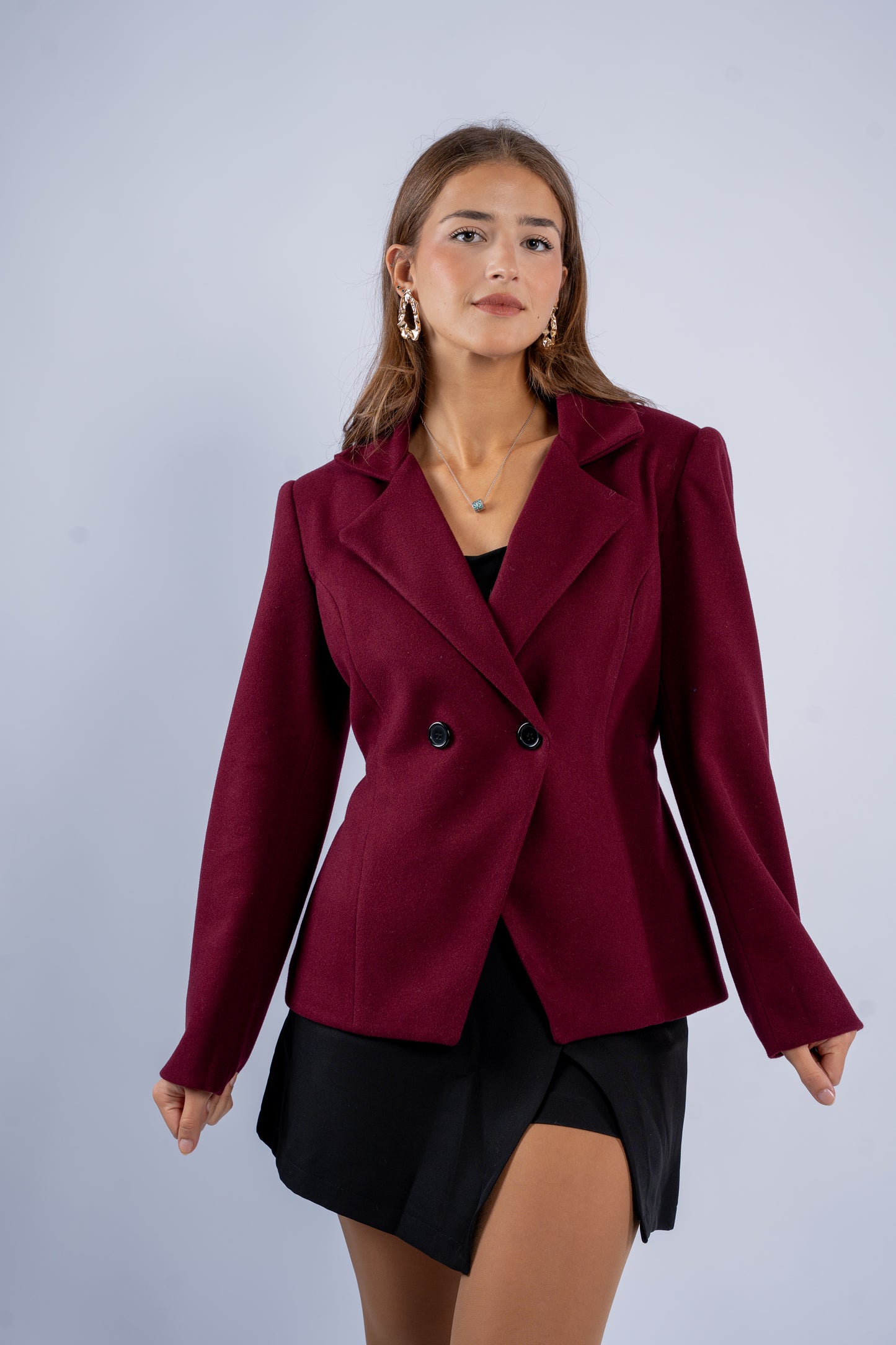 Fitted Wool Blazer