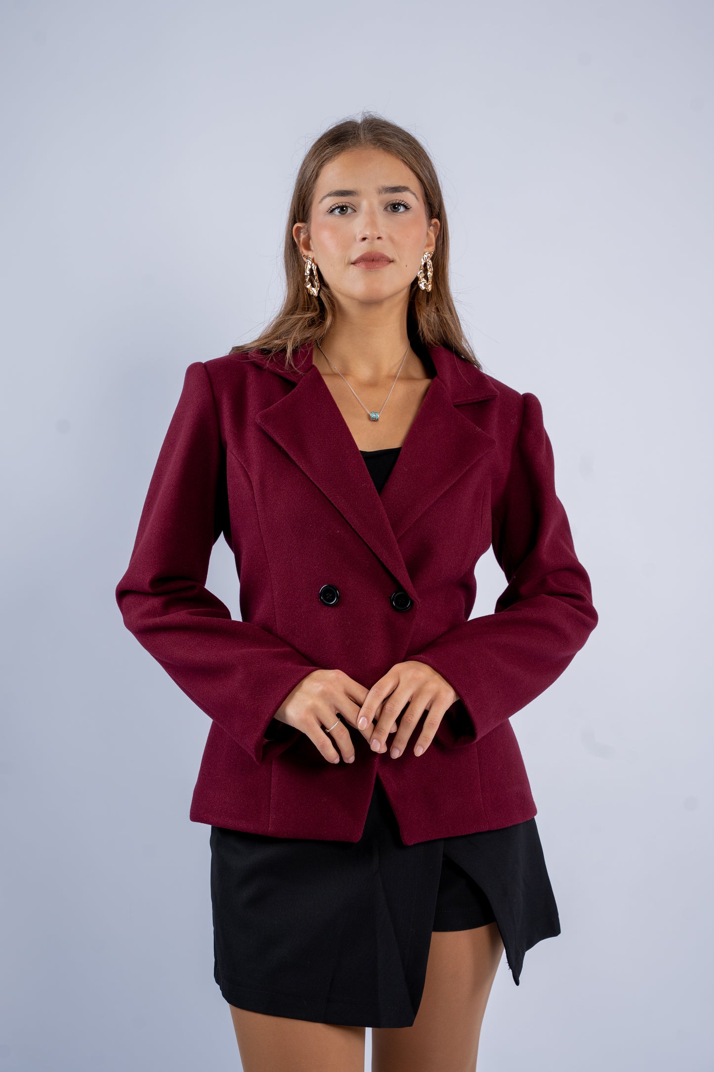 Fitted Wool Blazer