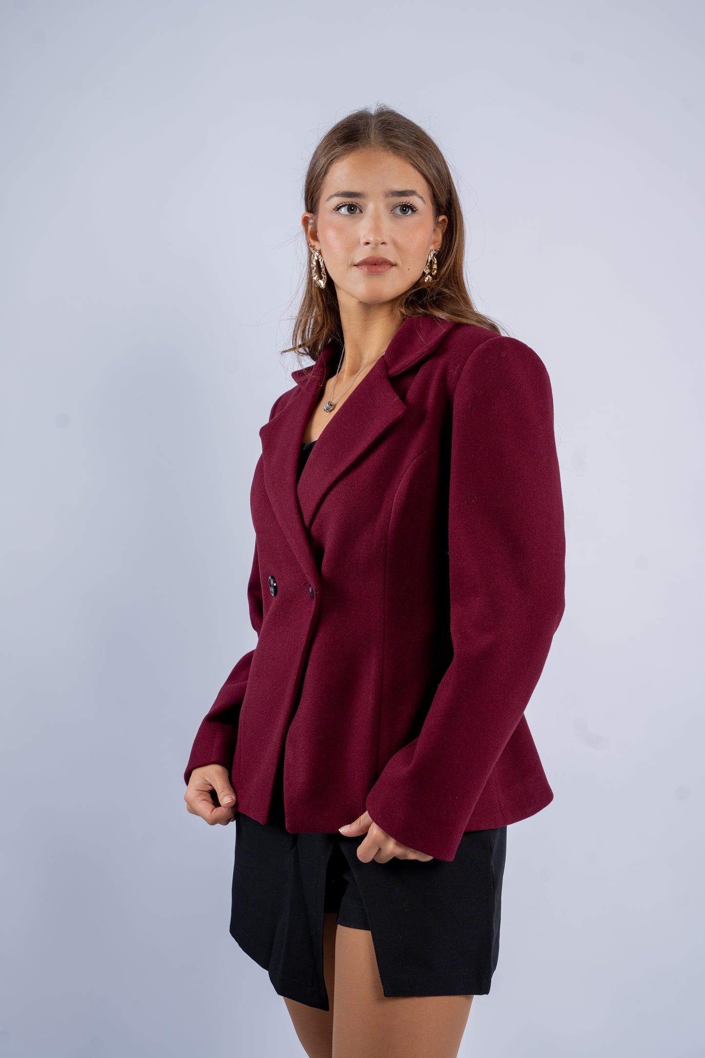 Fitted Wool Blazer
