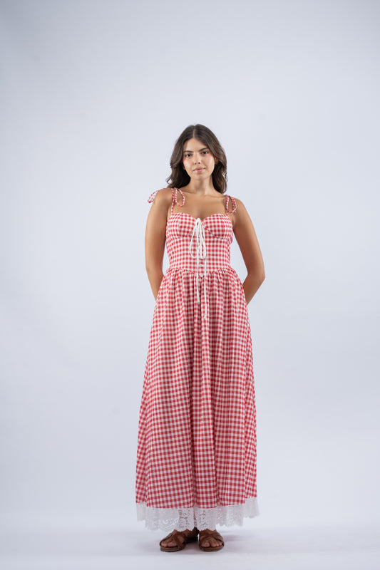 Picnic gingham dress