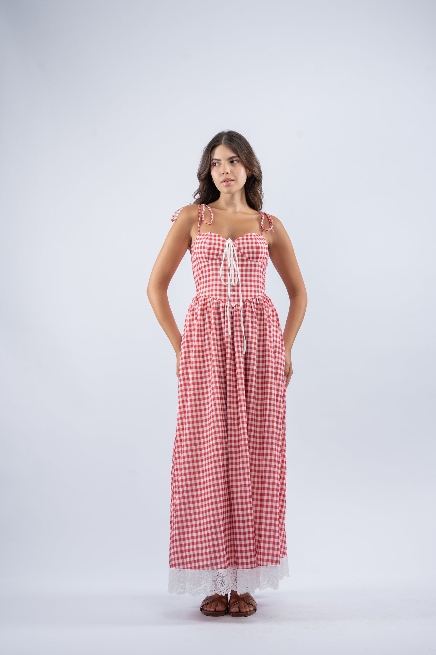 Picnic gingham dress