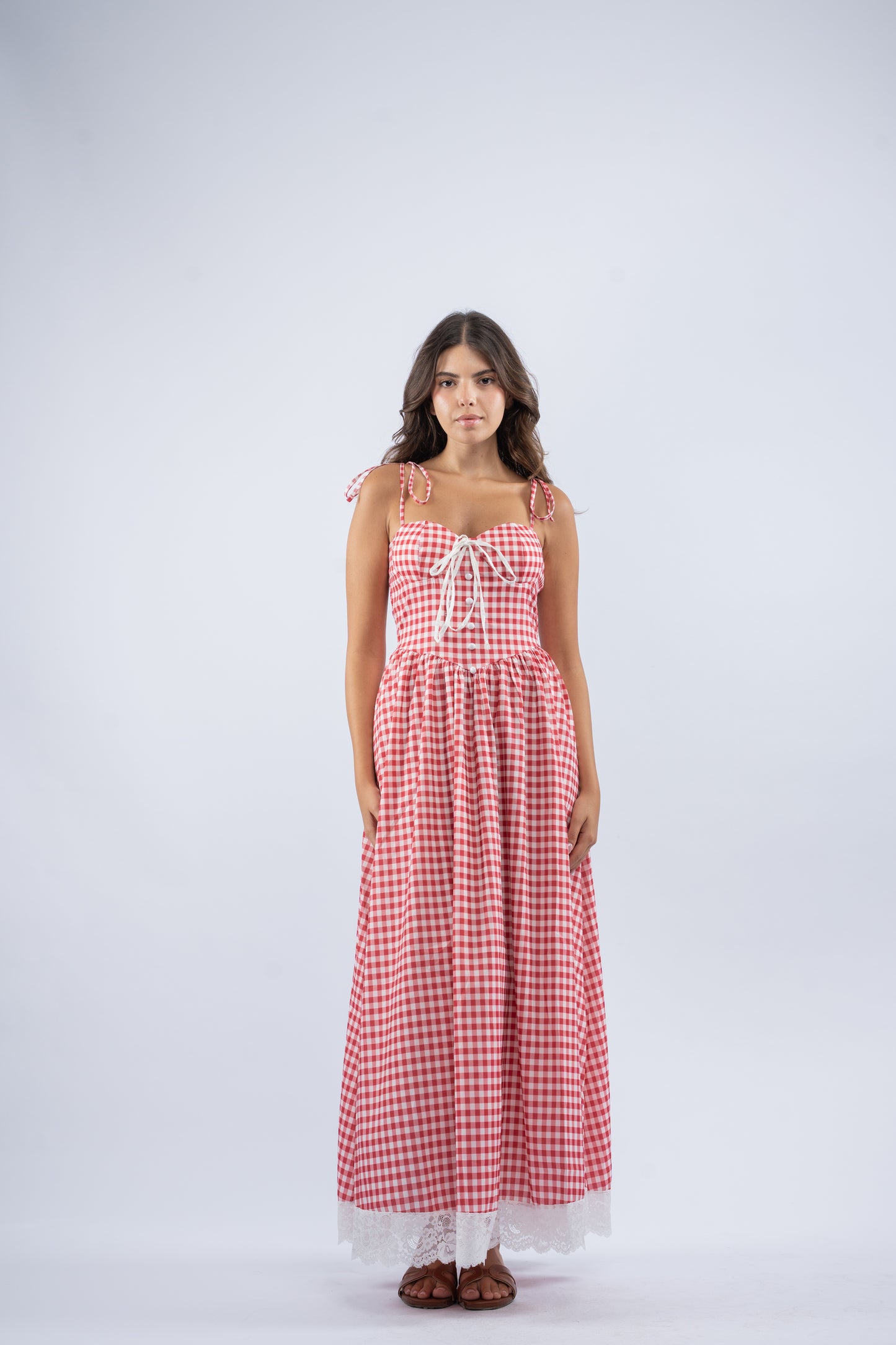Picnic gingham dress