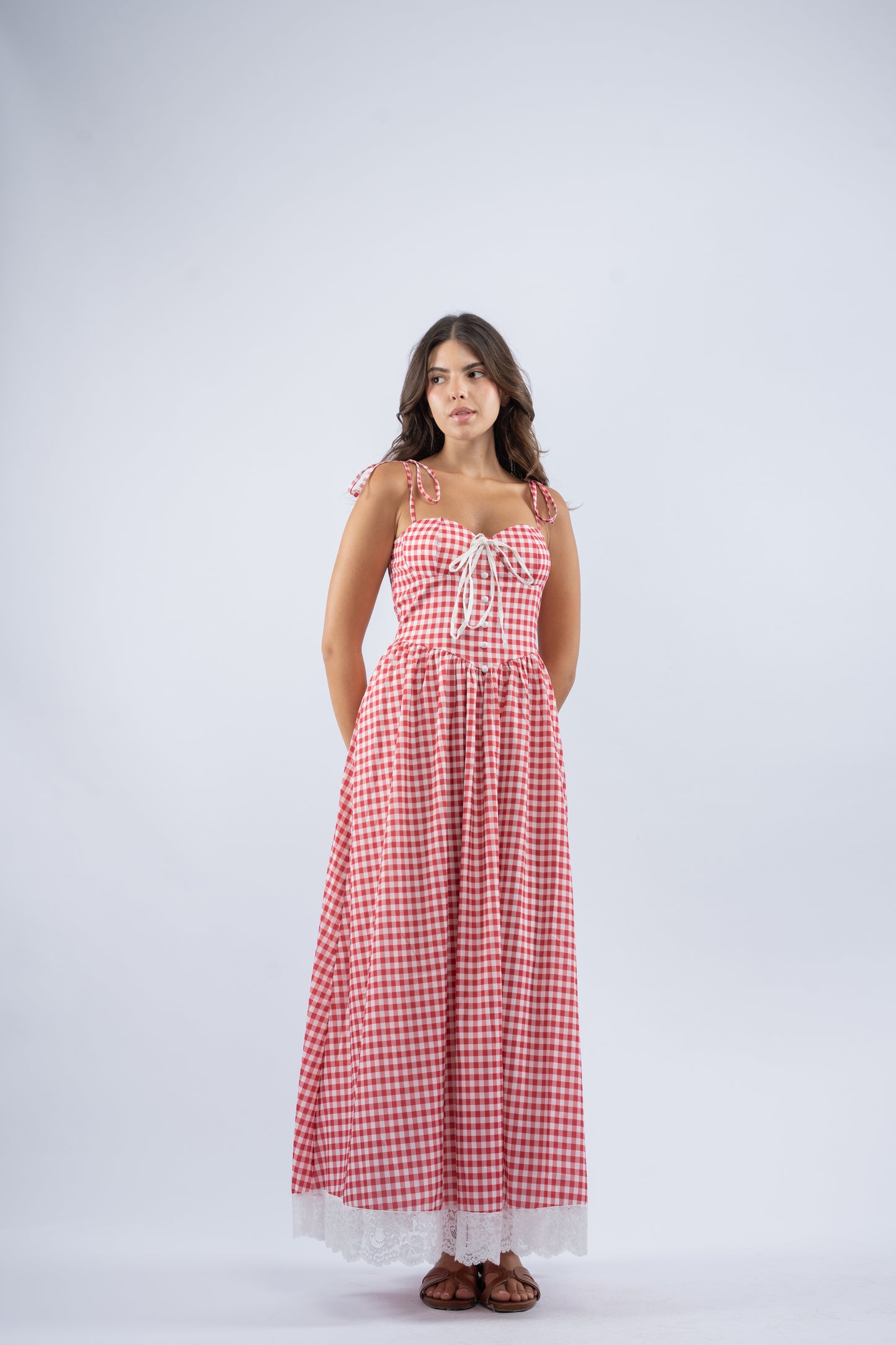Picnic gingham dress