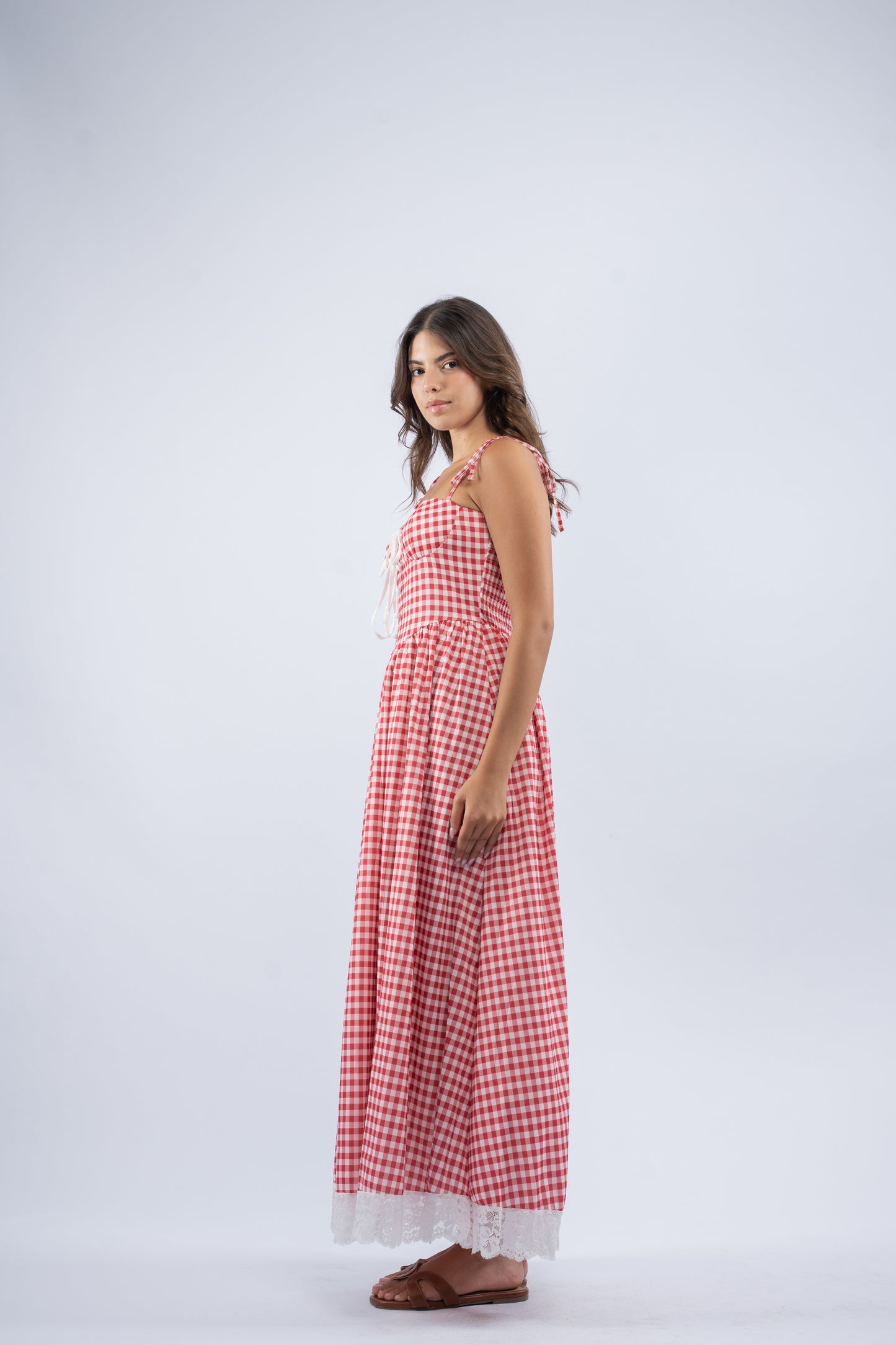 Picnic gingham dress