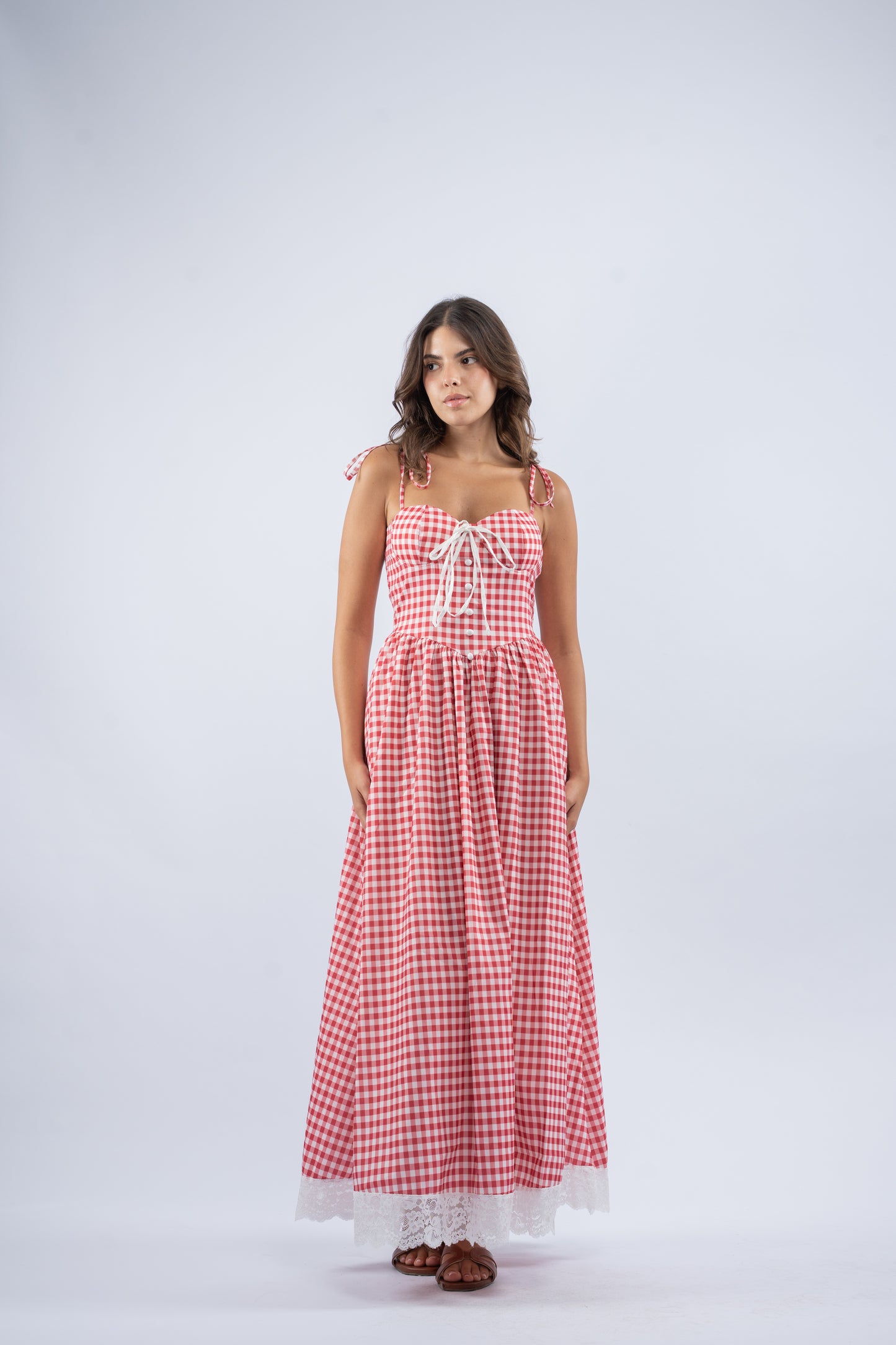 Picnic gingham dress