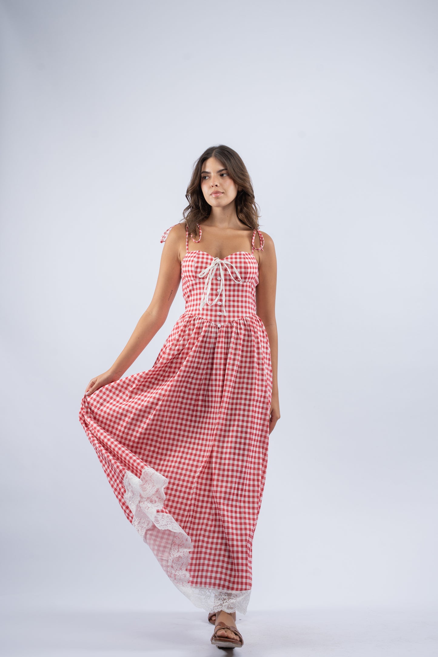 Picnic gingham dress