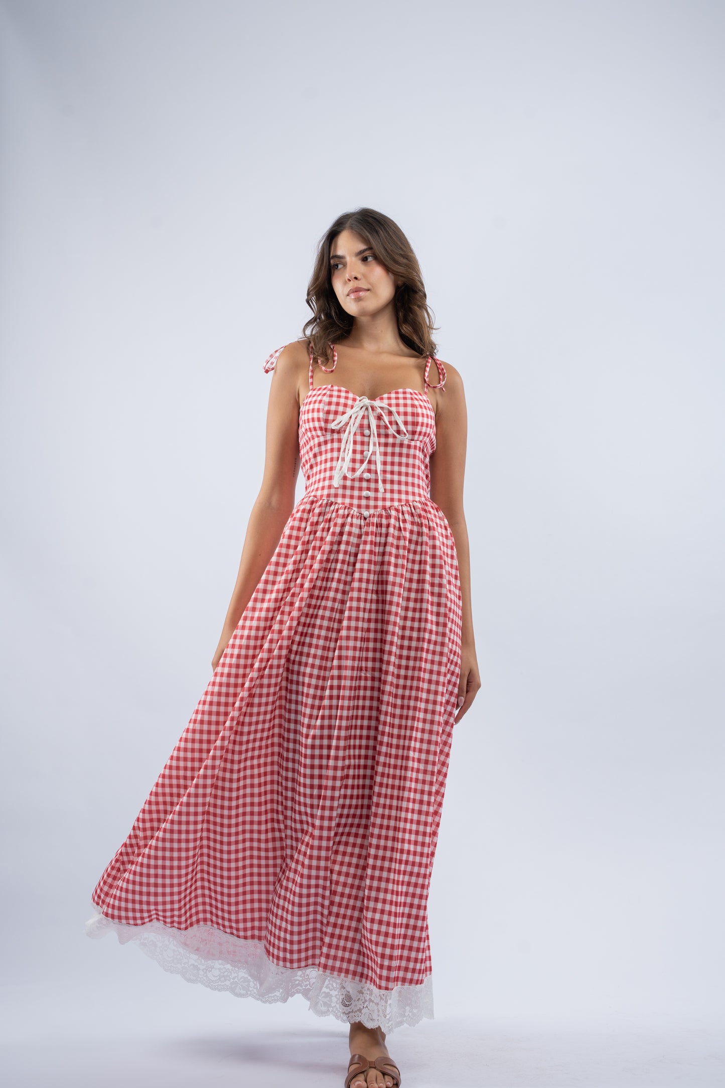 Picnic gingham dress