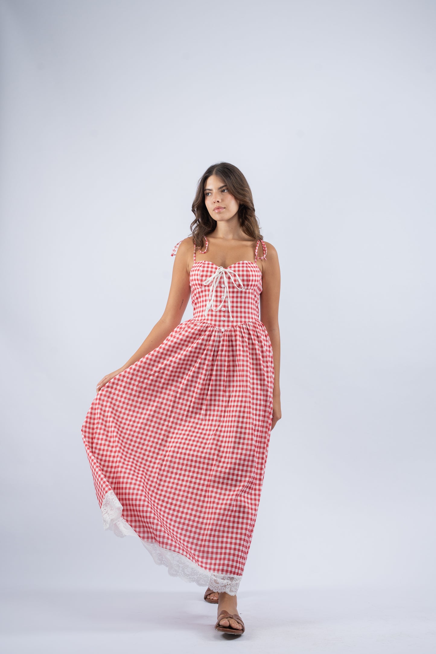Picnic gingham dress