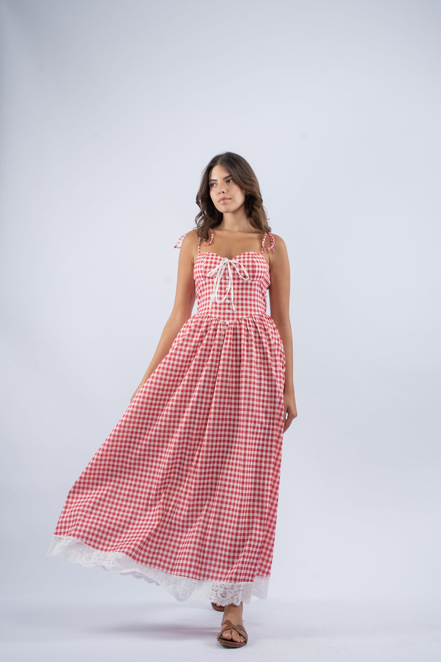 Picnic gingham dress
